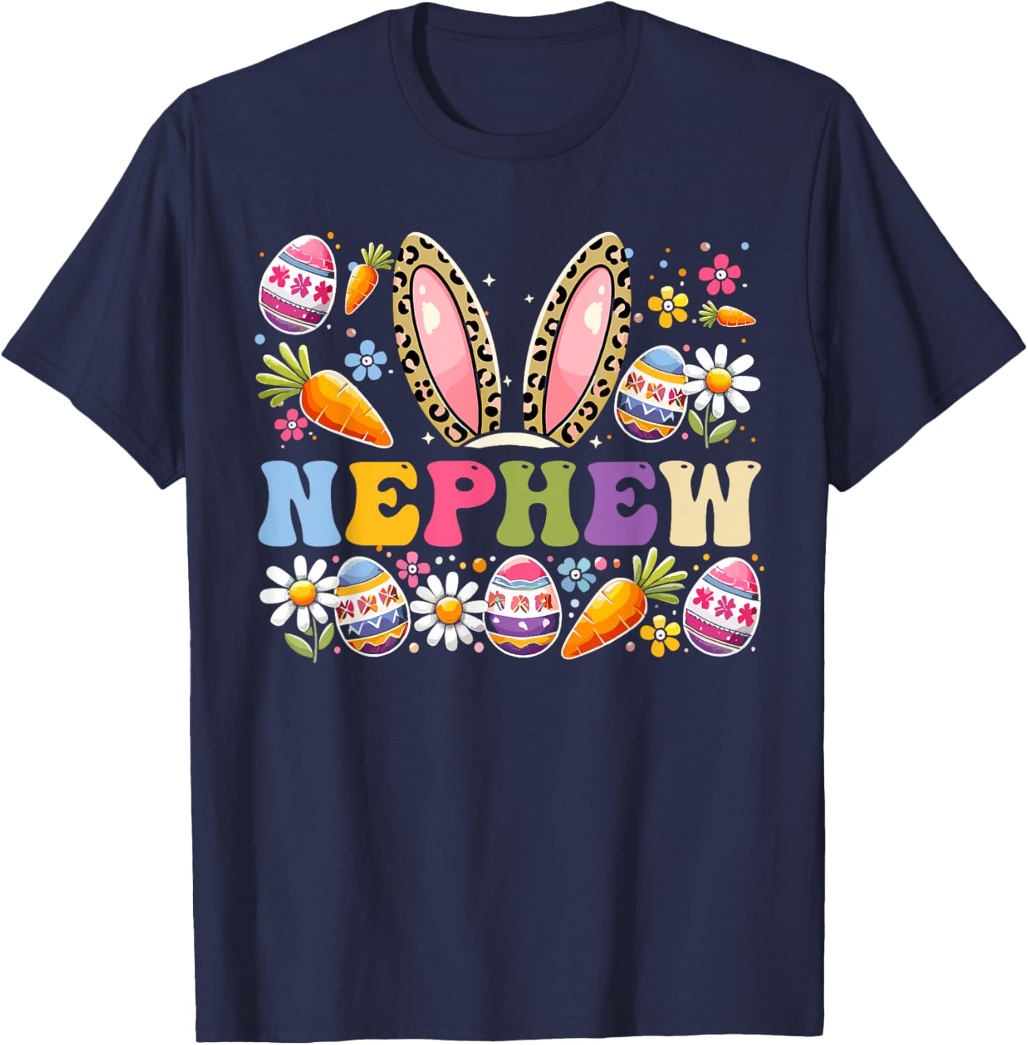 Cute Nephew Easter Rabbit Ears T-Shirt Perfect for Easter Celebrations - 10