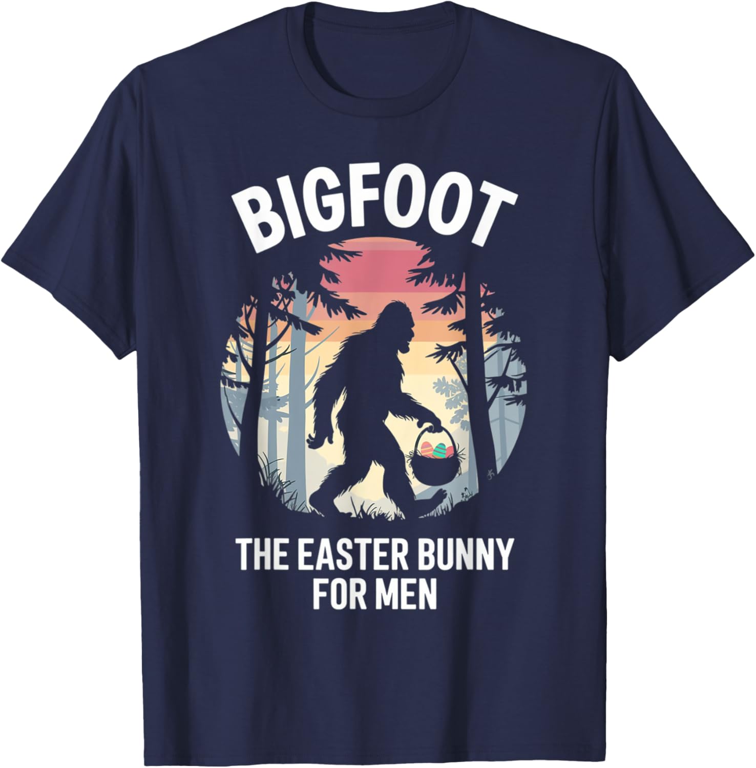 Funny Bigfoot Easter Bunny T-Shirt for Unique Holiday Style - 4