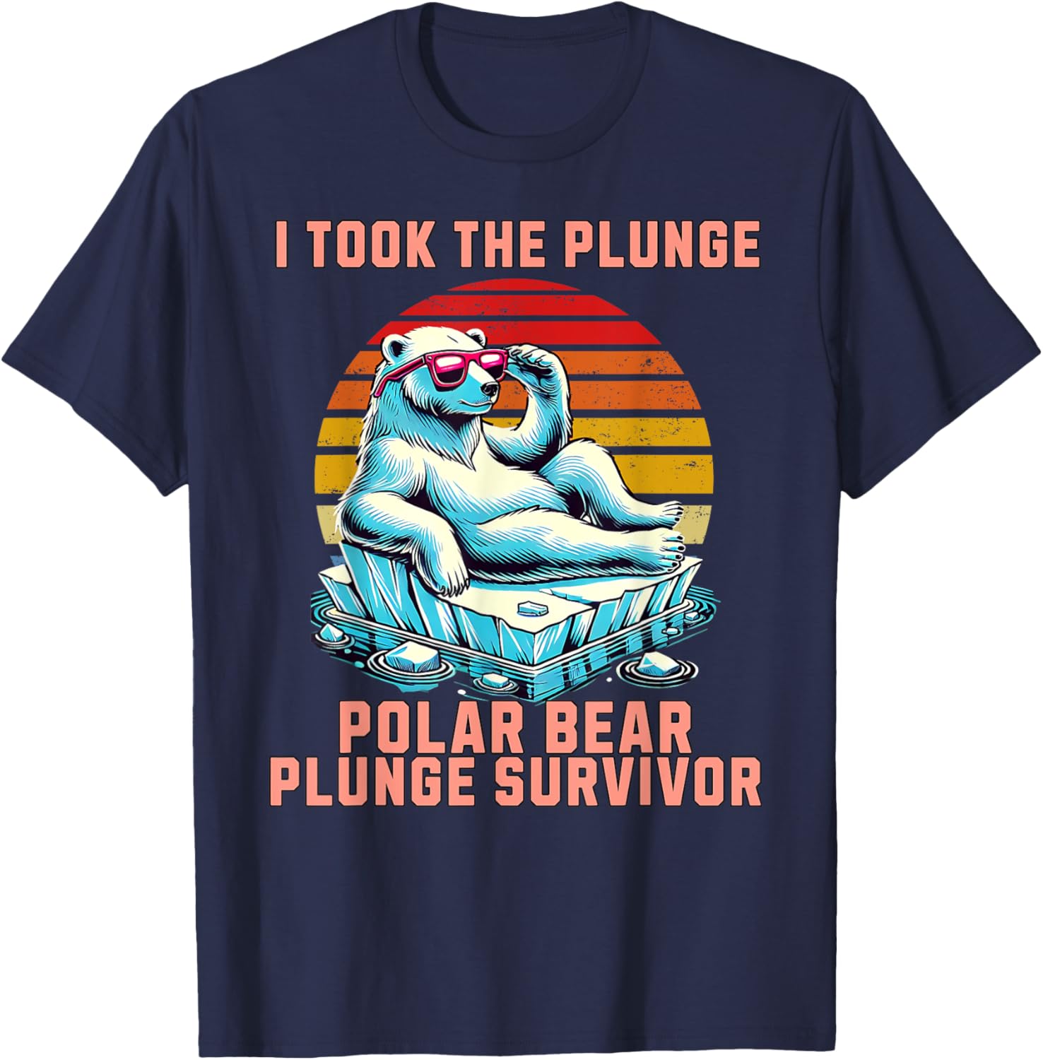 Polar Bear Plunge Survivor 2025 Fun Winter Adventure T-Shirt for Adventurers - 21