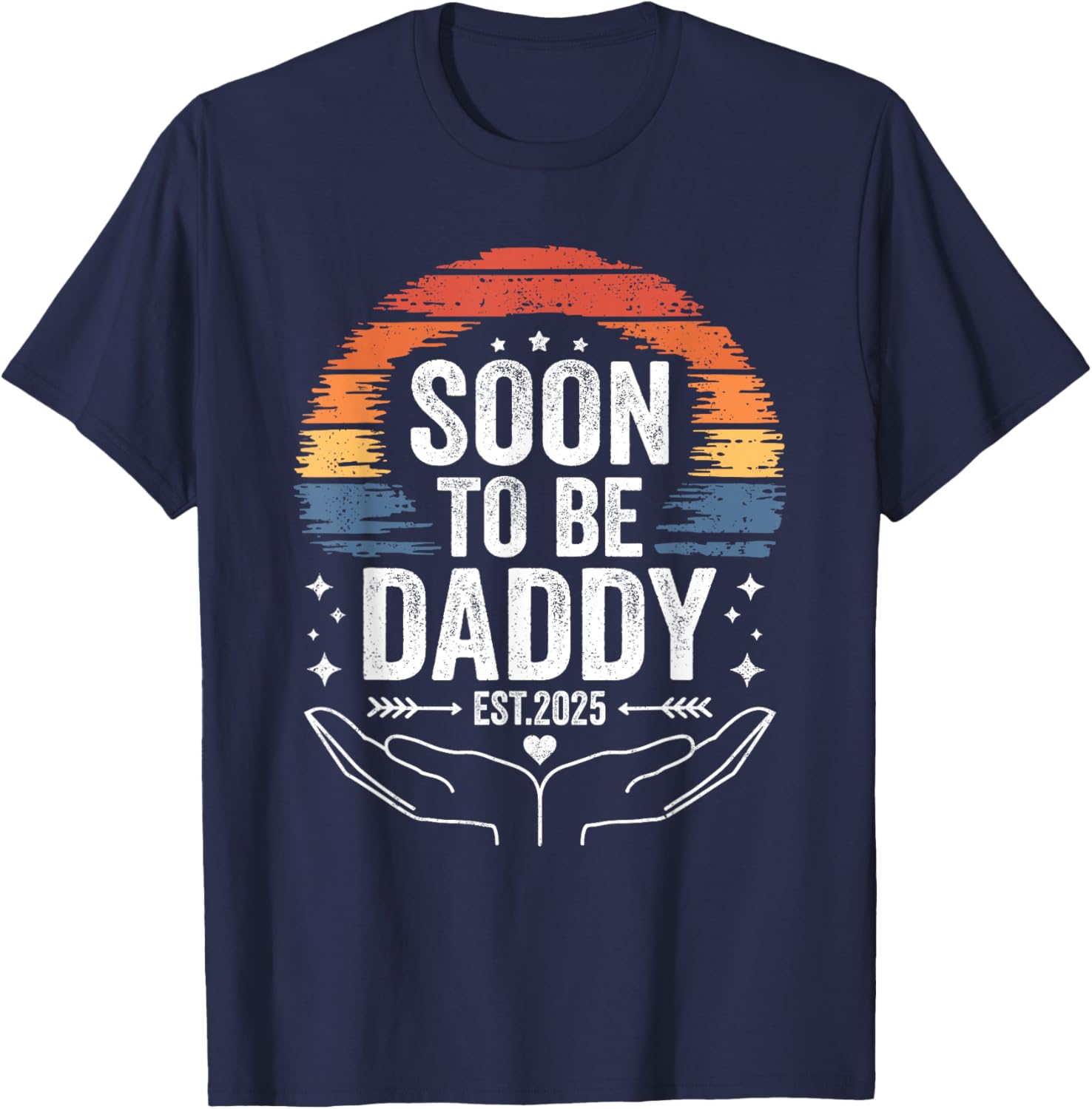 Soon To Be Daddy 2025 Pregnancy Announcement Dad T-Shirt for Him - 3