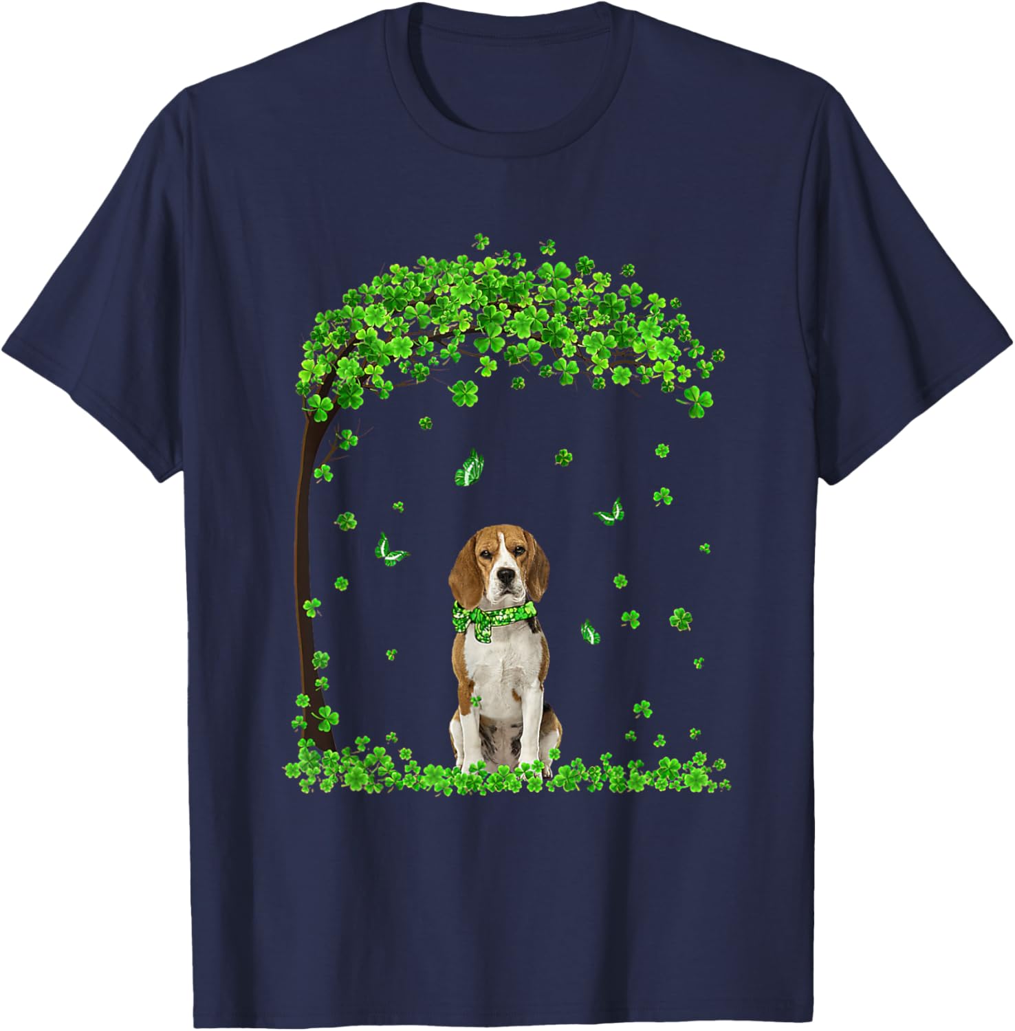 Beagle St Patricks Day Shamrock T-Shirt for Irish Dog Lovers - 26
