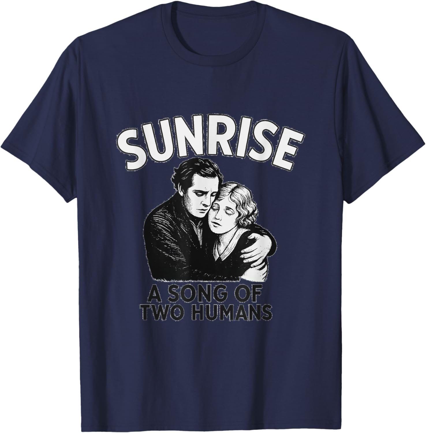Sunrise Silent Film T-Shirt Romantic Drama Inspired Clothing for Fans - 3