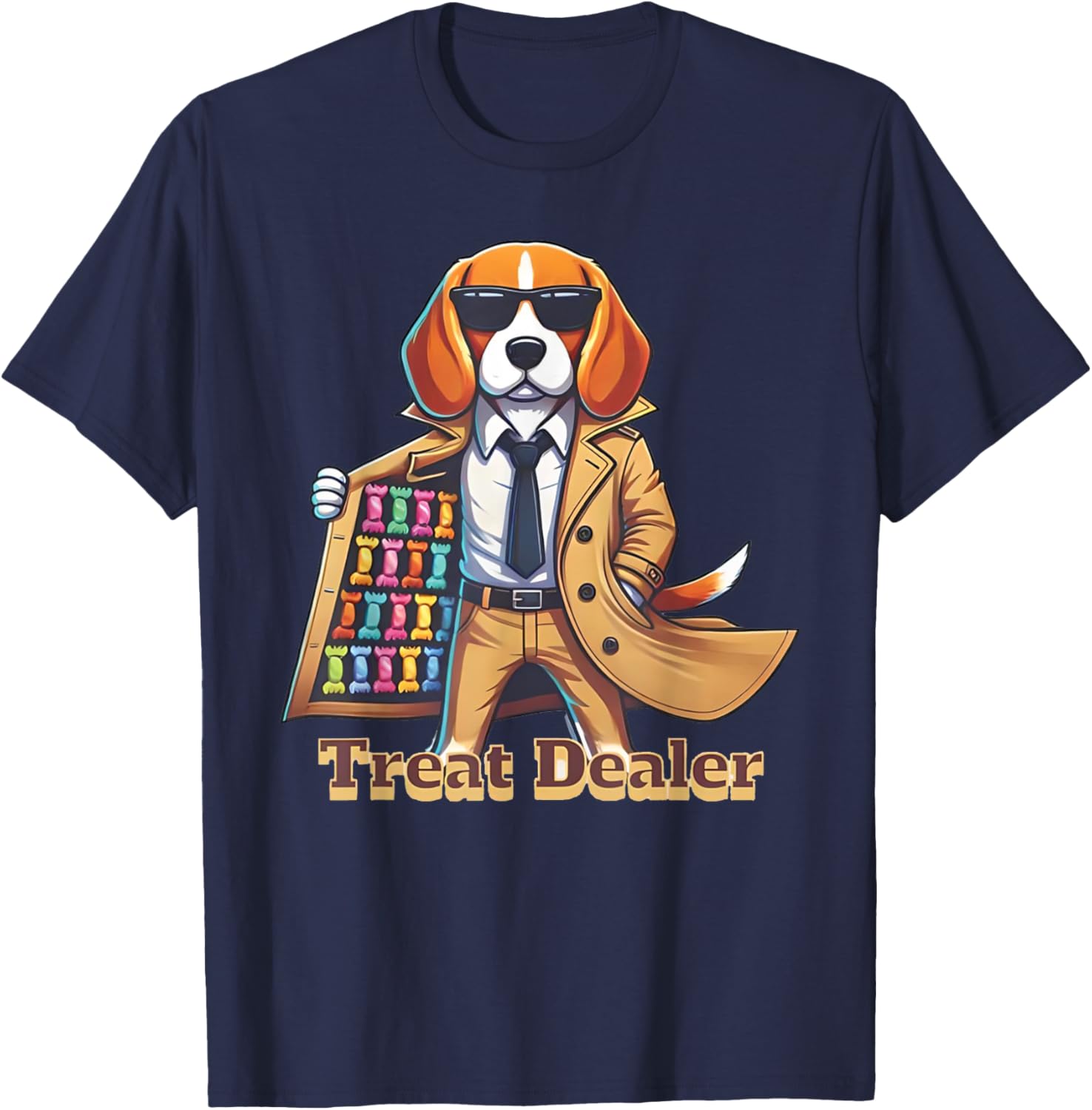 Funny Beagle Lover T-Shirt for Dog Treat Dealers - Perfect Gift for Dog Owners - 18