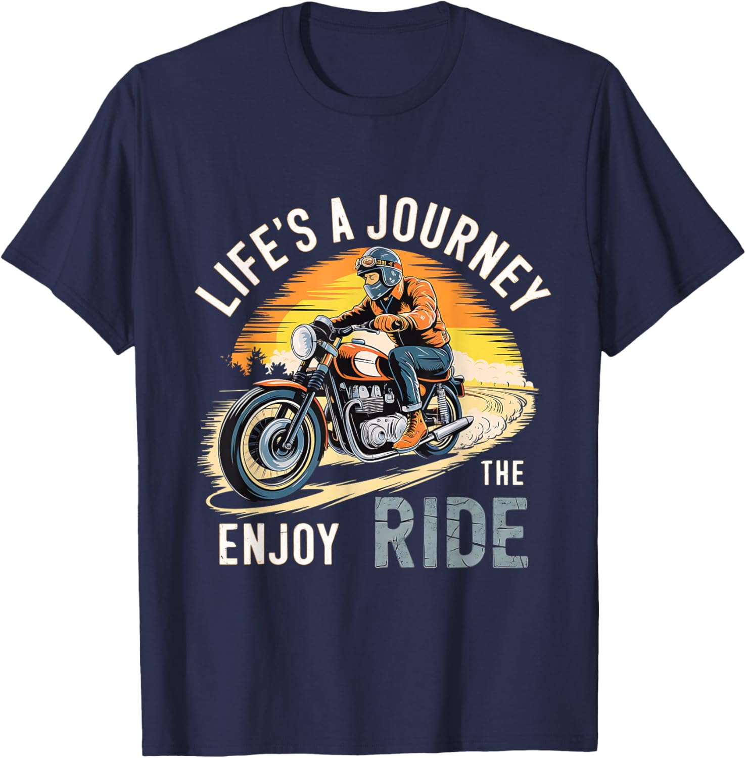 Biker Life Journey Enjoy The Ride T-Shirt for Men, Women, and Kids - 14