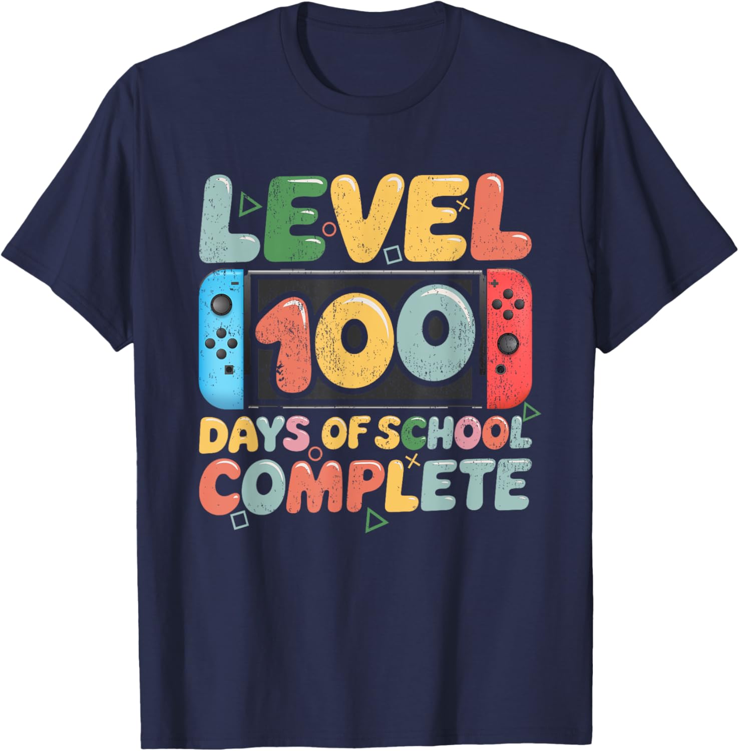 Level 100 Days of School Complete Video Game Kids T-Shirt for Fun Learning - 6