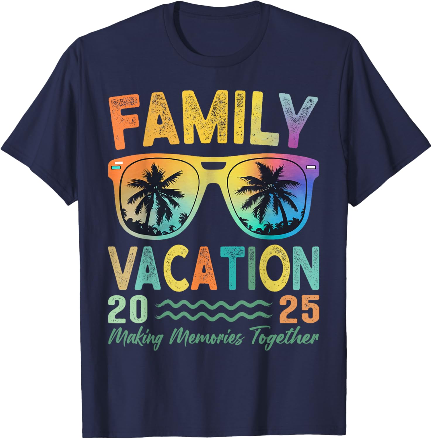 Family Vacation 2025 Memories Family Reunion T-Shirt for All Ages - 14