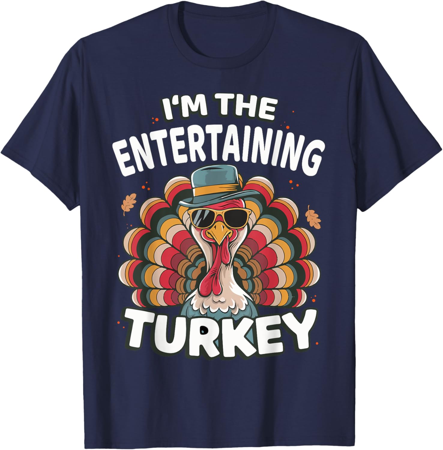 Entertaining Turkey Thanksgiving Matching T-Shirt for Family Fun - 3