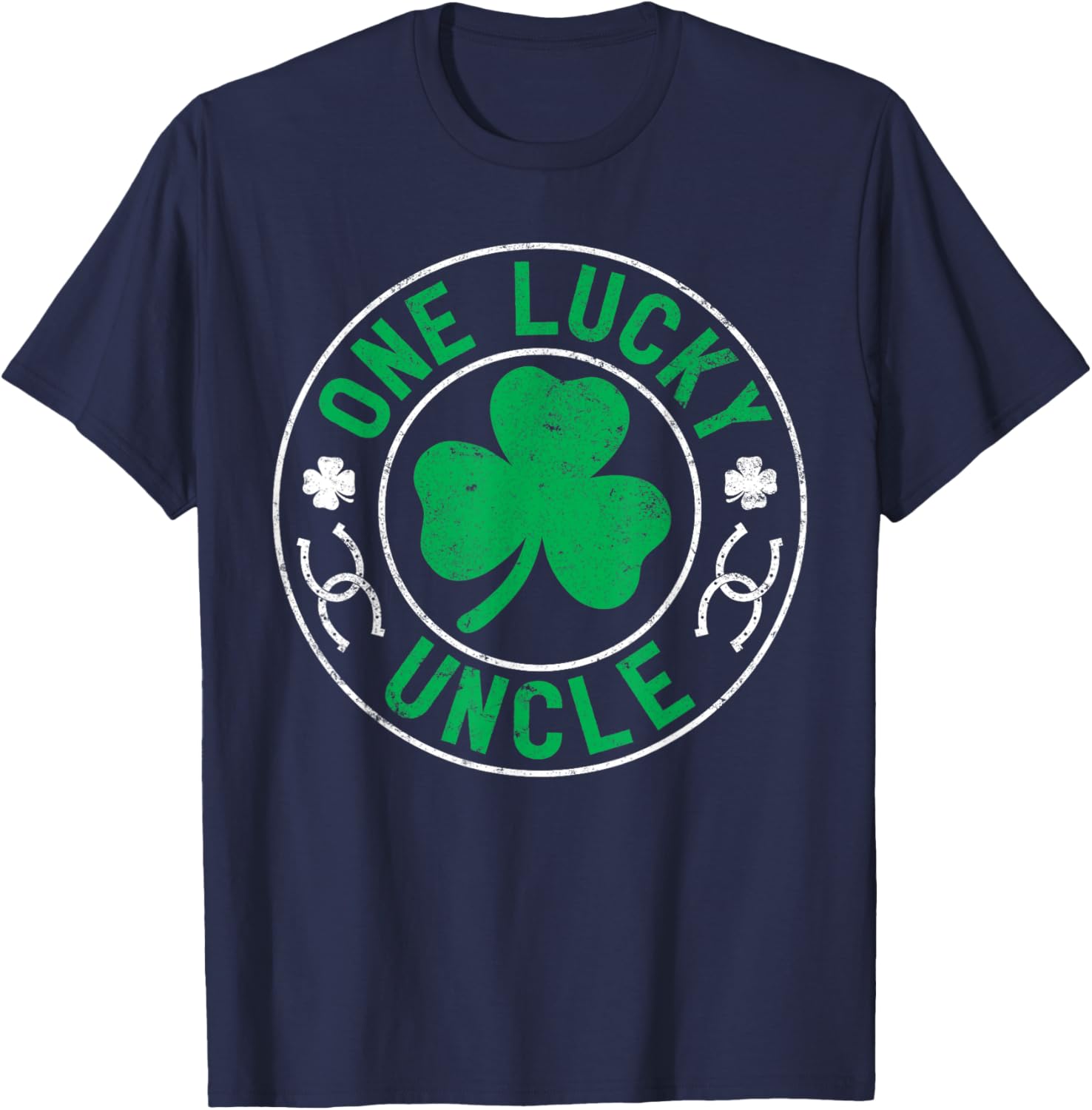 One Lucky Uncle St Patrick's Day Shamrock T-Shirt for Fun Celebrations - 10