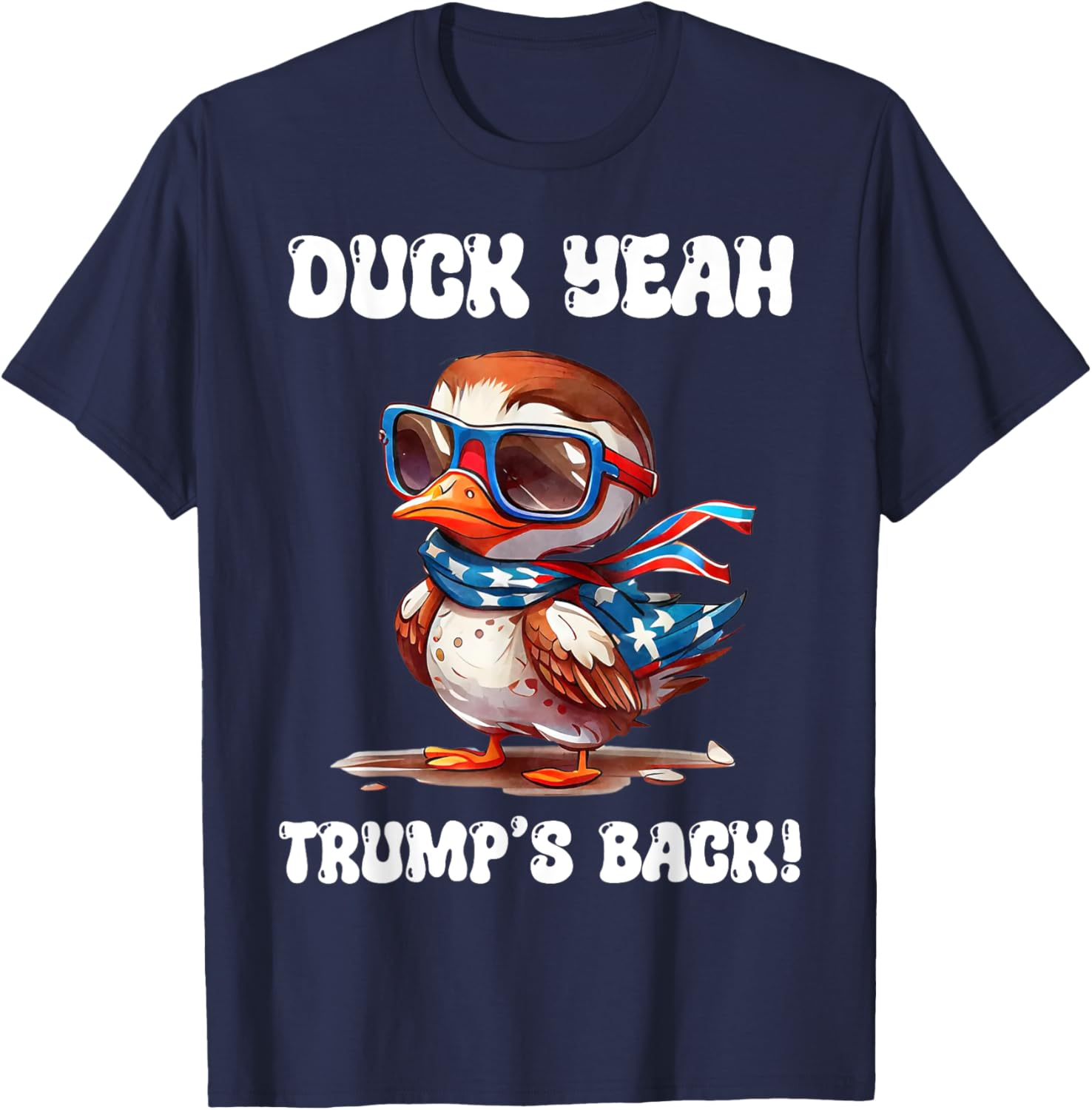 Duck Yeah Trump Is Back T-Shirt for 47th President Fans - 14