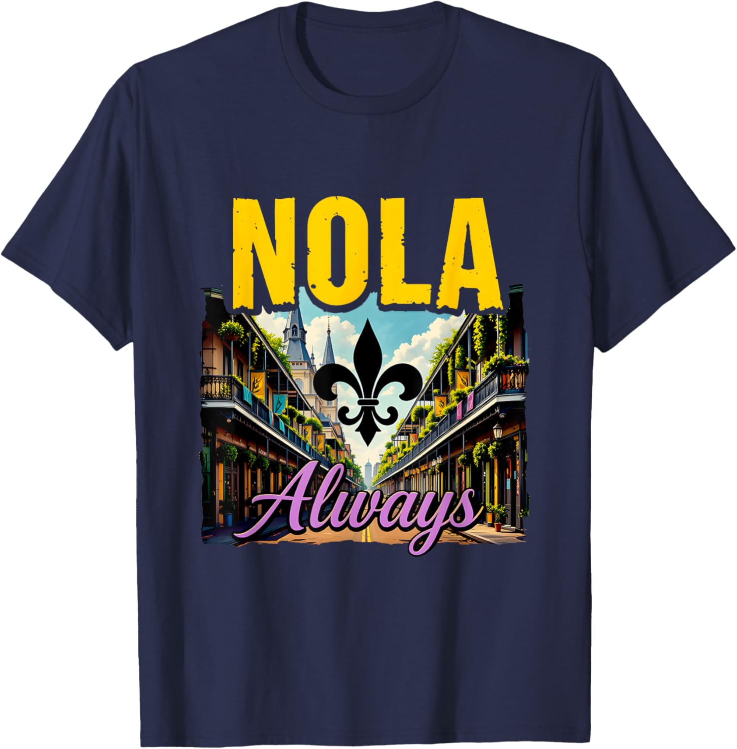 NOLA Never Forget New Orleans Support T-Shirt for Proud Locals - 11