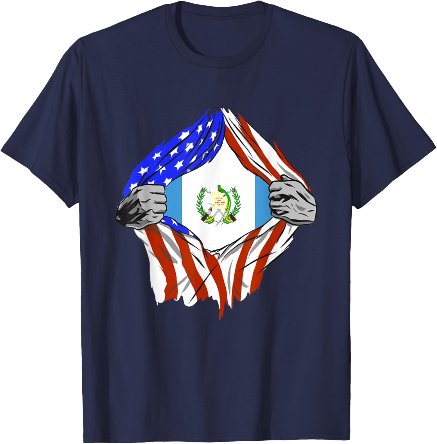 Guatemala Flag T-Shirt for Proud Patriots | Stylish American Apparel - 21