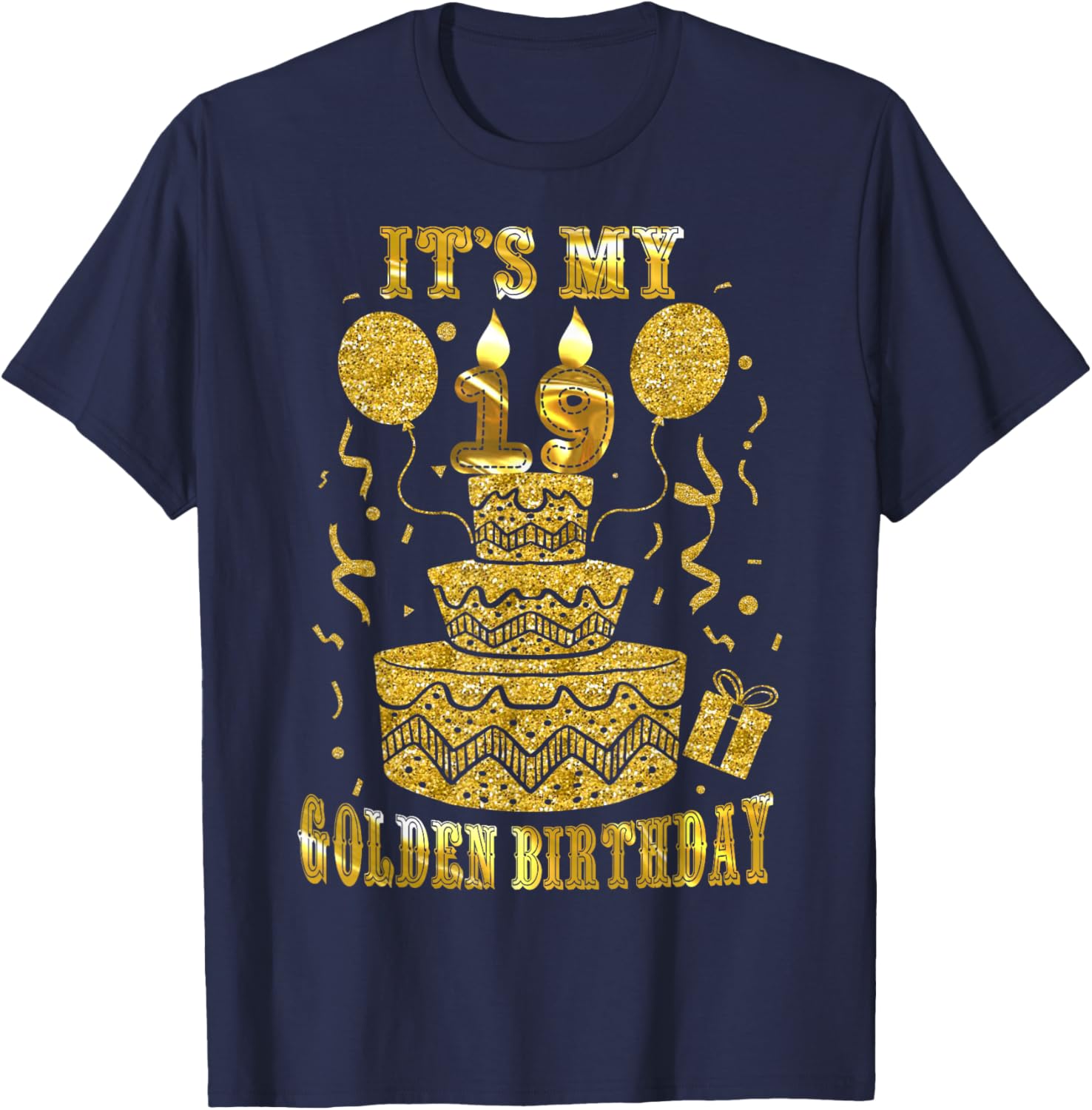 Happy 19th Birthday T-Shirt for Boys and Girls Stylish Teen Apparel - 2