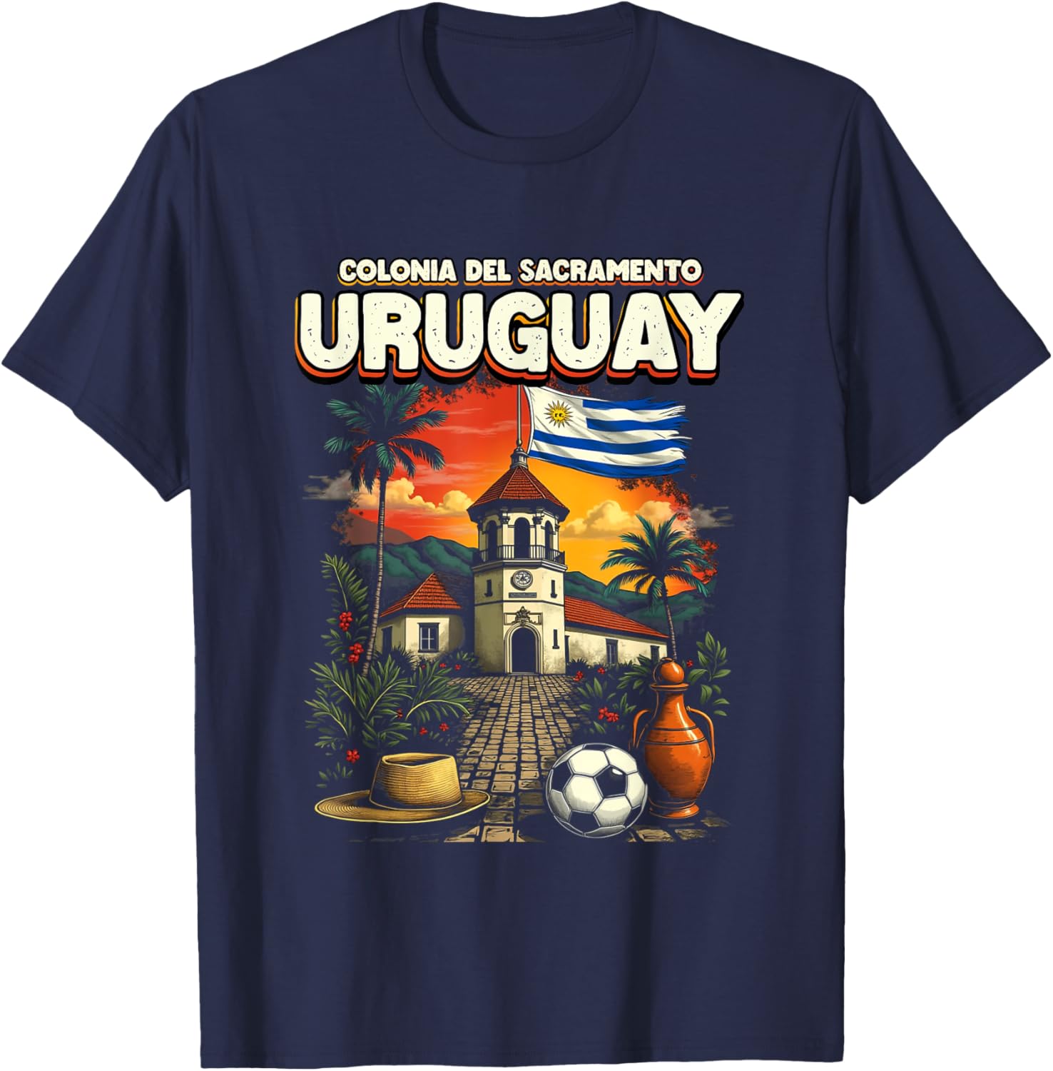 Colonia Del Sacramento Uruguay T-Shirt for Memorable Vacation Souvenir - 5