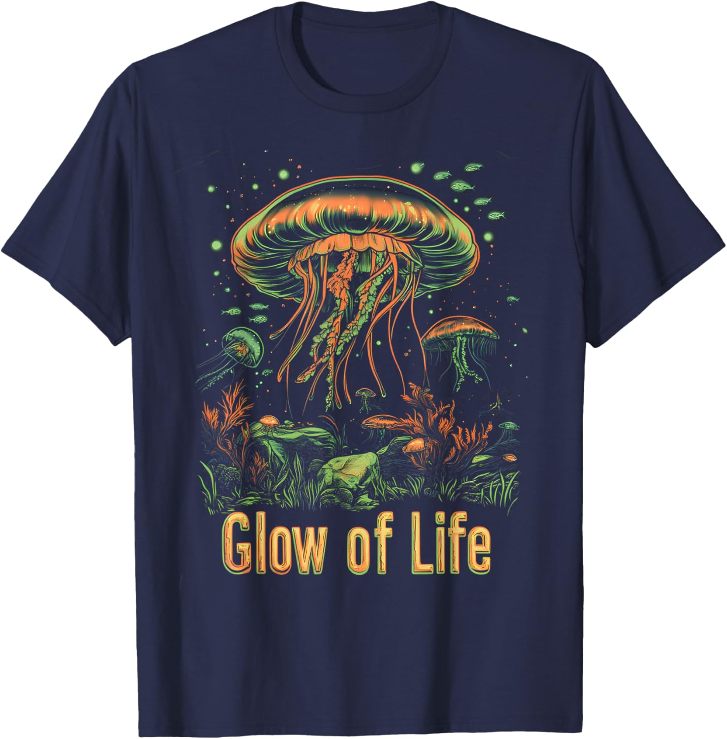 Bioluminescent Nature T-Shirt - Stunning Glow-In-The-Dark Design - 3