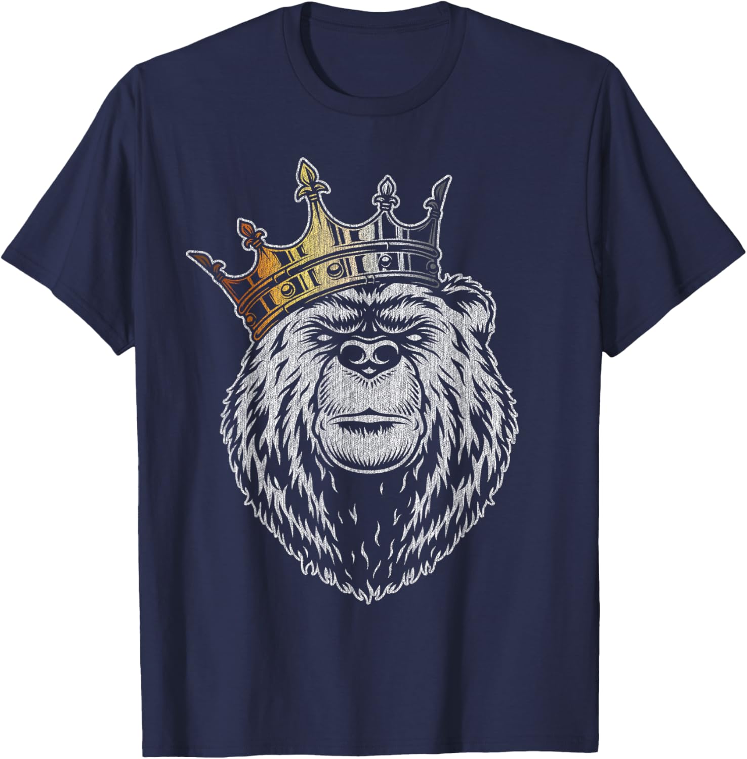 Bear Pride Majestic Crown T-Shirt in Bear Flag Colors for Everyone - 8