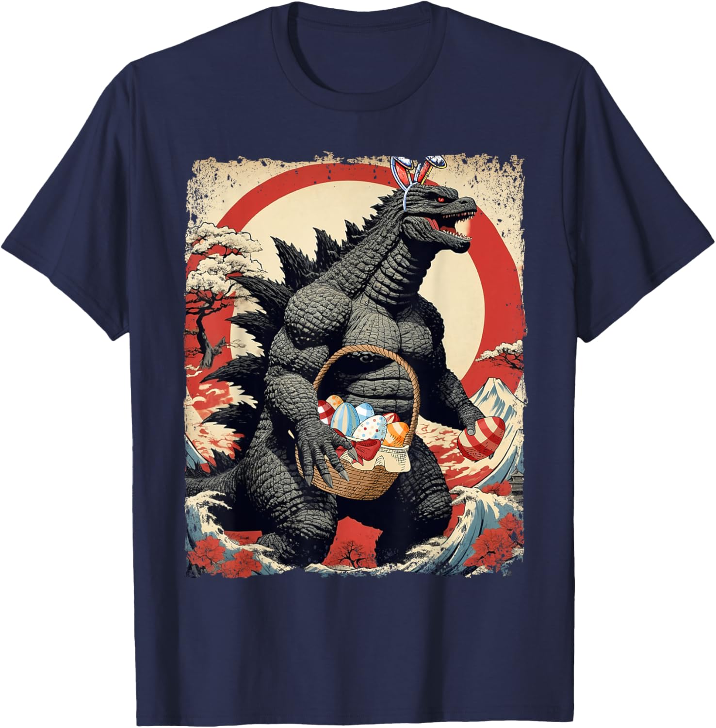 Kaiju Easter Vintage Shirt for Kids featuring Monster Eggs T-Shirt - 24