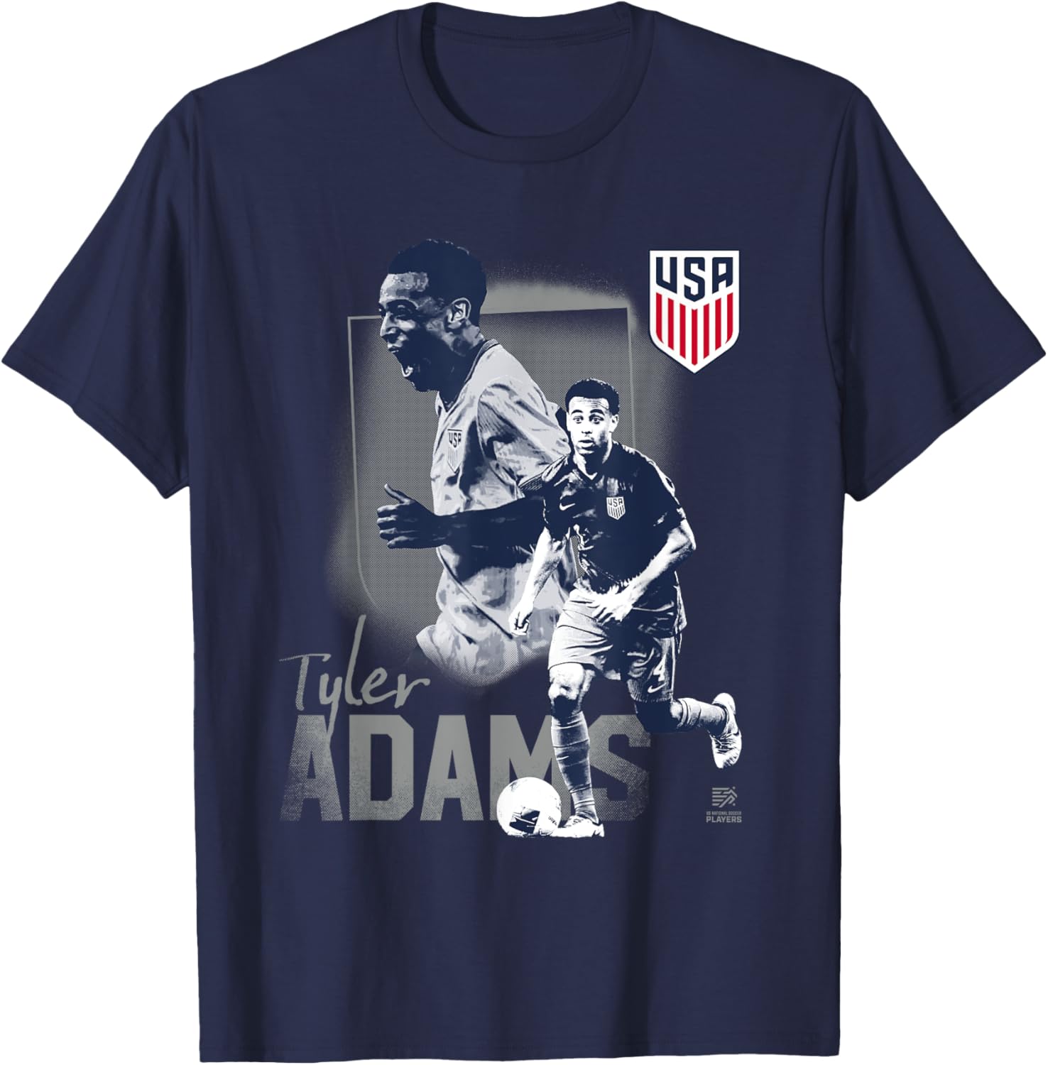 Official USA Soccer Tyler Adams T-Shirt - Stylish Fan Apparel - 3