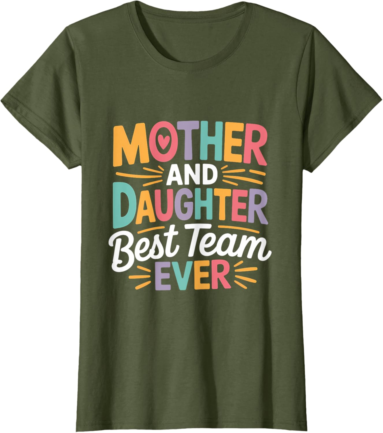 Mother and Daughter Best Team Ever T-Shirt for Mother's Day Gift - 9
