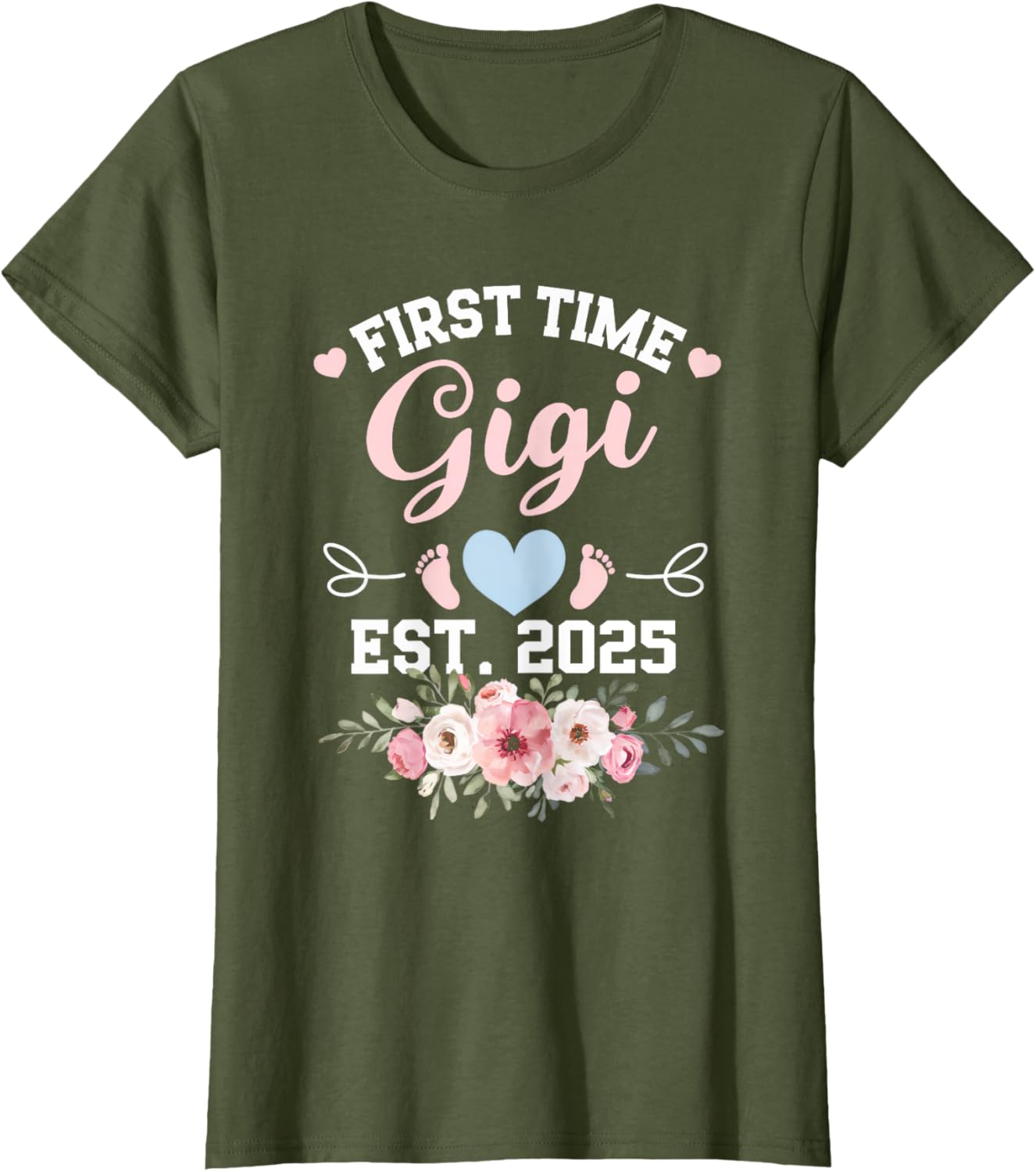 Gigi 2025 Mother's Day T-Shirt for New Moms - Cute Pregnancy Apparel - 9