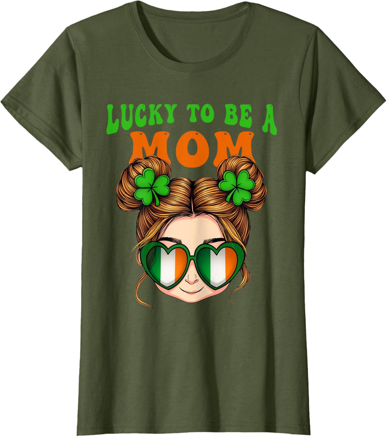 Lucky Irish Baby St. Patrick's Day Pregnancy Mom T-Shirt for Expecting Moms - 11