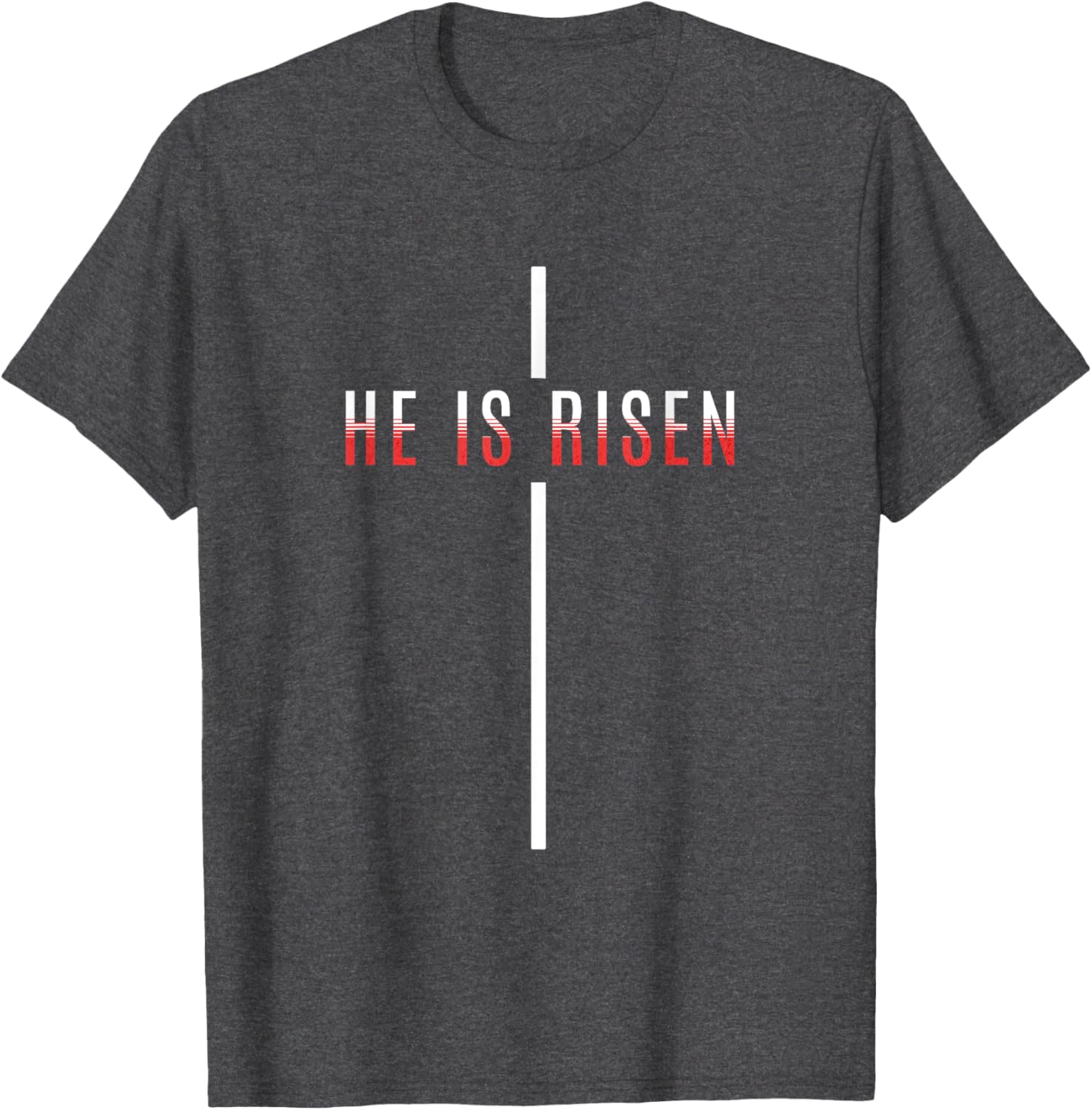 He Is Risen Cross Jesus Easter T-Shirt for Men Women and Kids - 3