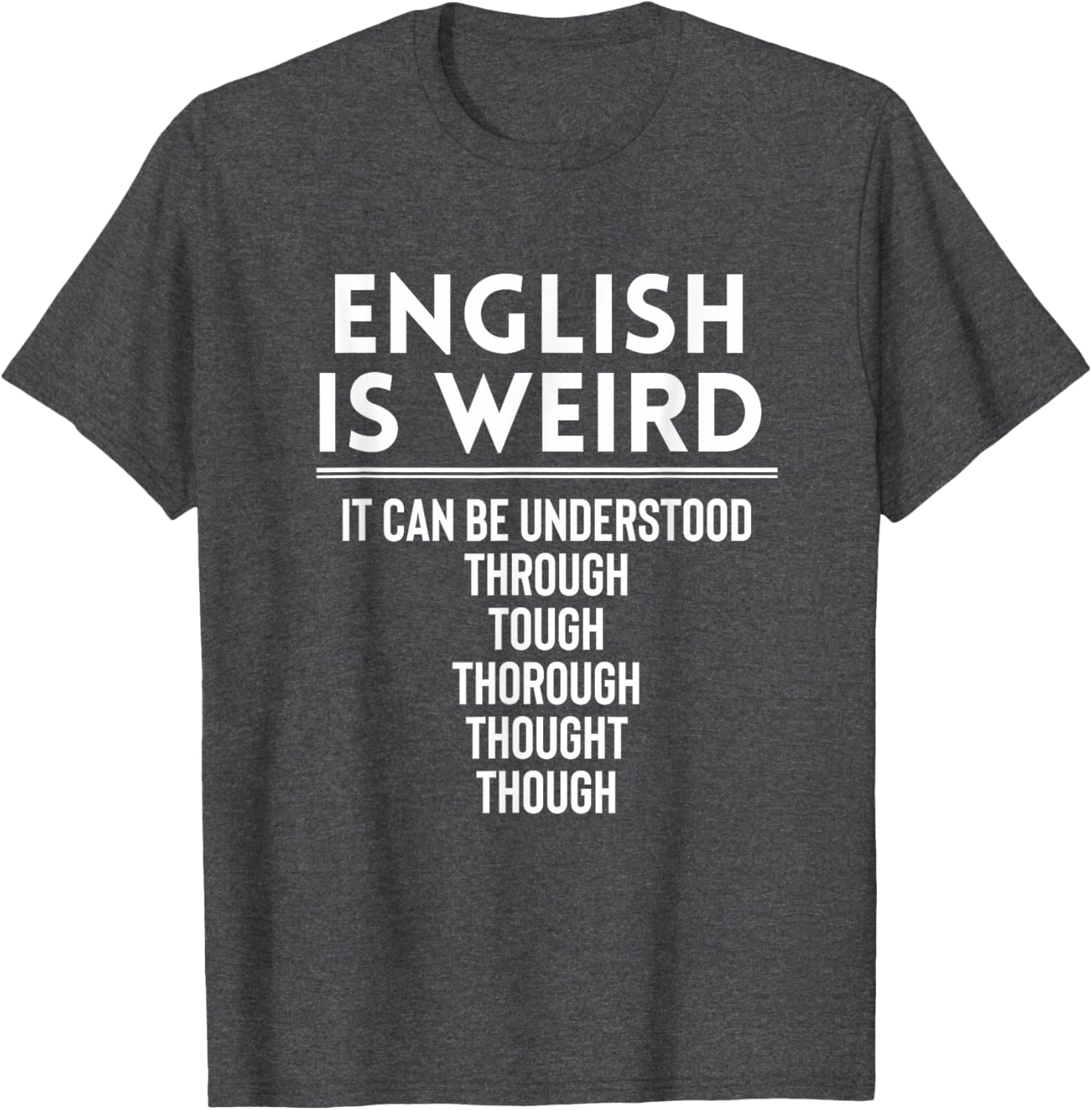 Funny Grammar T-Shirt for English Teachers - Perfect Back to School Gift - 1