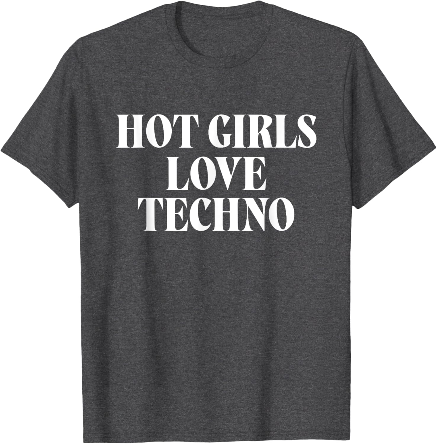 Hot Girls Love Techno EDM Festival T-Shirt for Music Lovers - 4
