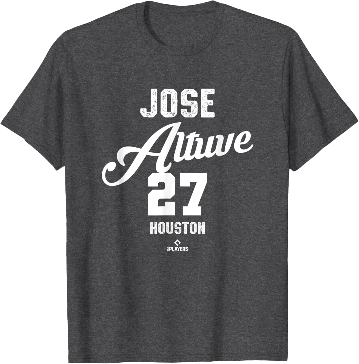Jose Altuve 27 Houston Vintage MLB T-Shirt for Baseball Fans - 2