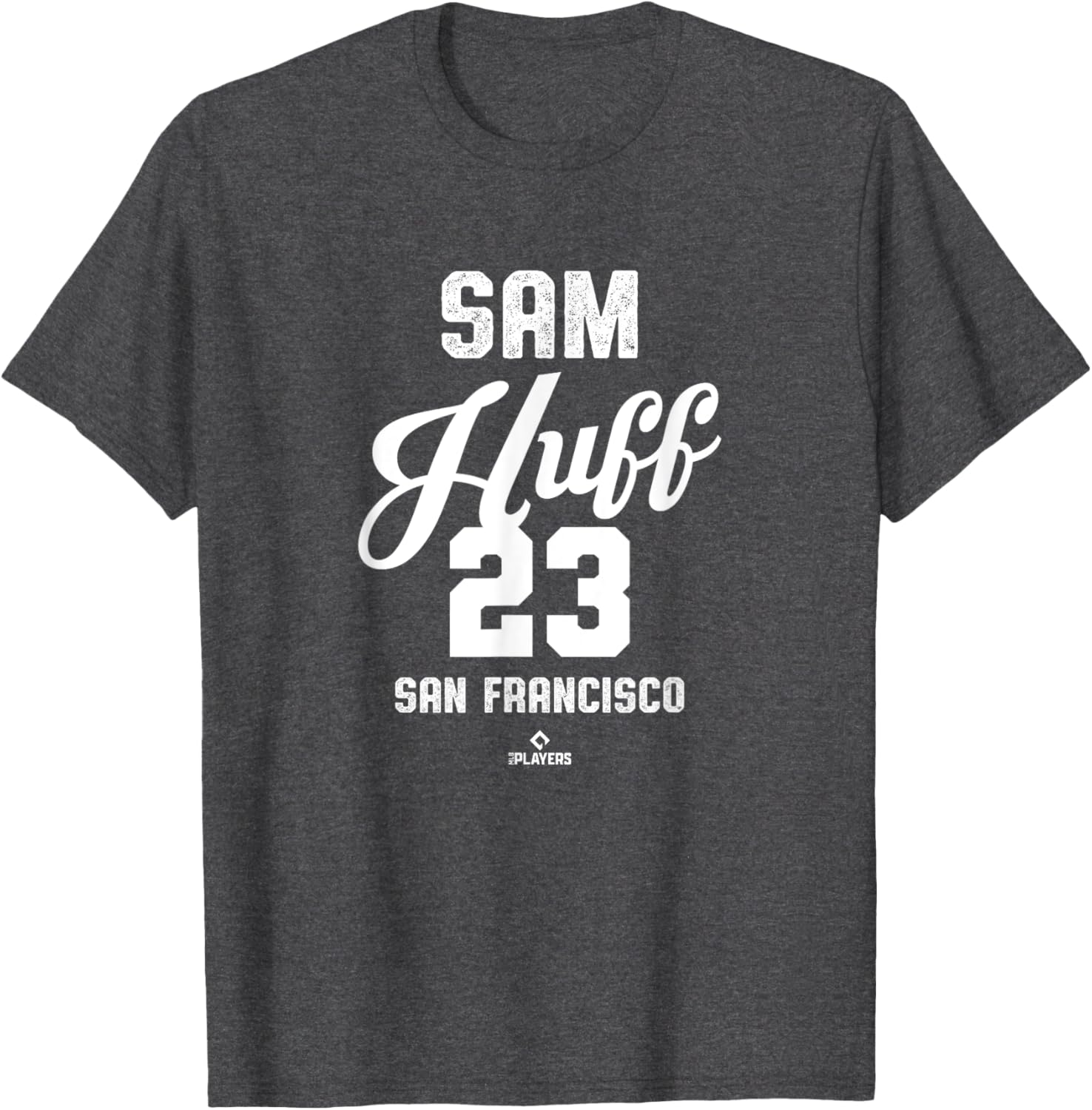 Sam Huff San Francisco Vintage MLBPA Baseball T-Shirt for Fans - 1