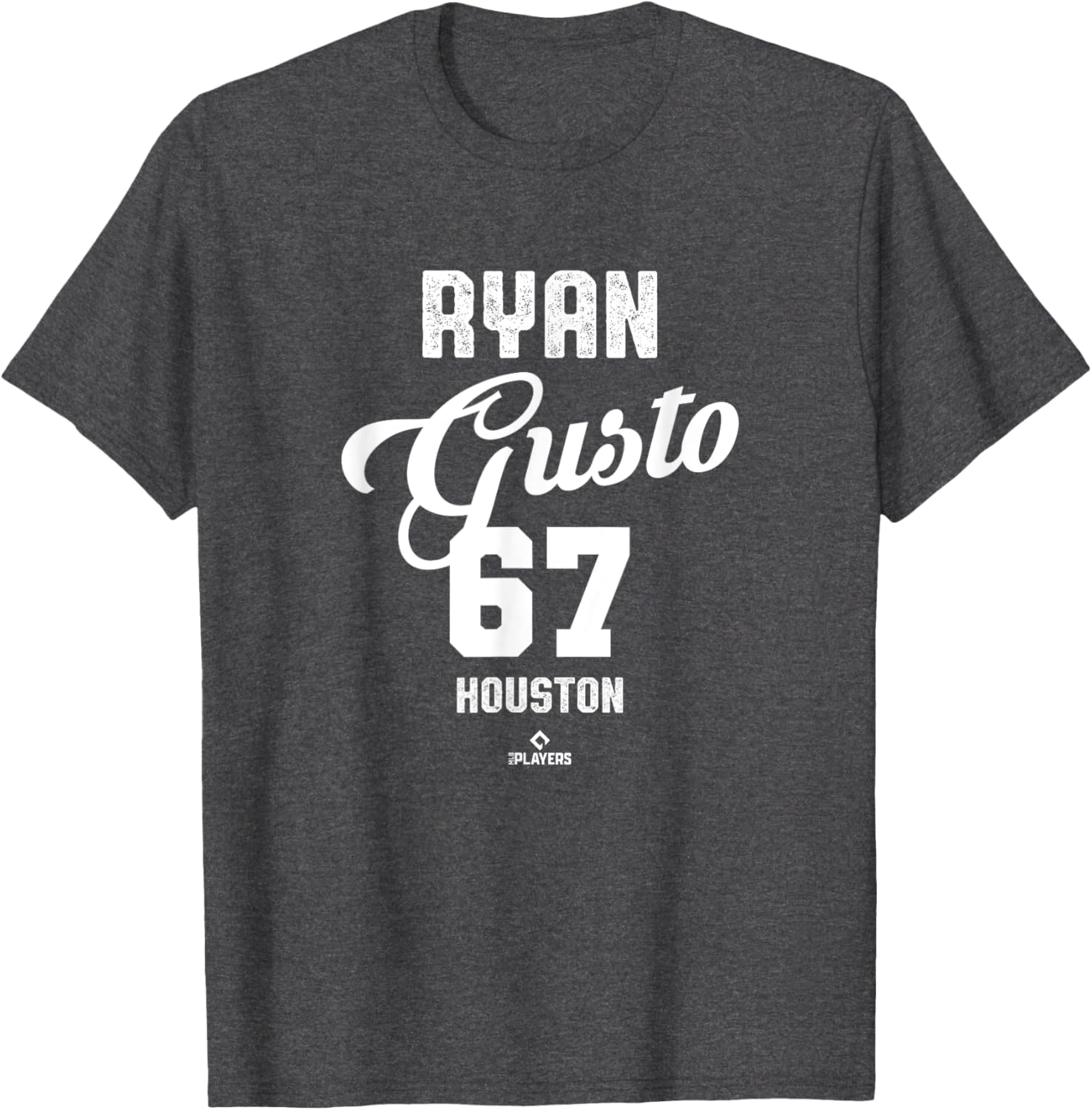 Ryan Gusto 67 Houston Vintage MLBPA T-Shirt Perfect for Baseball Fans - 3
