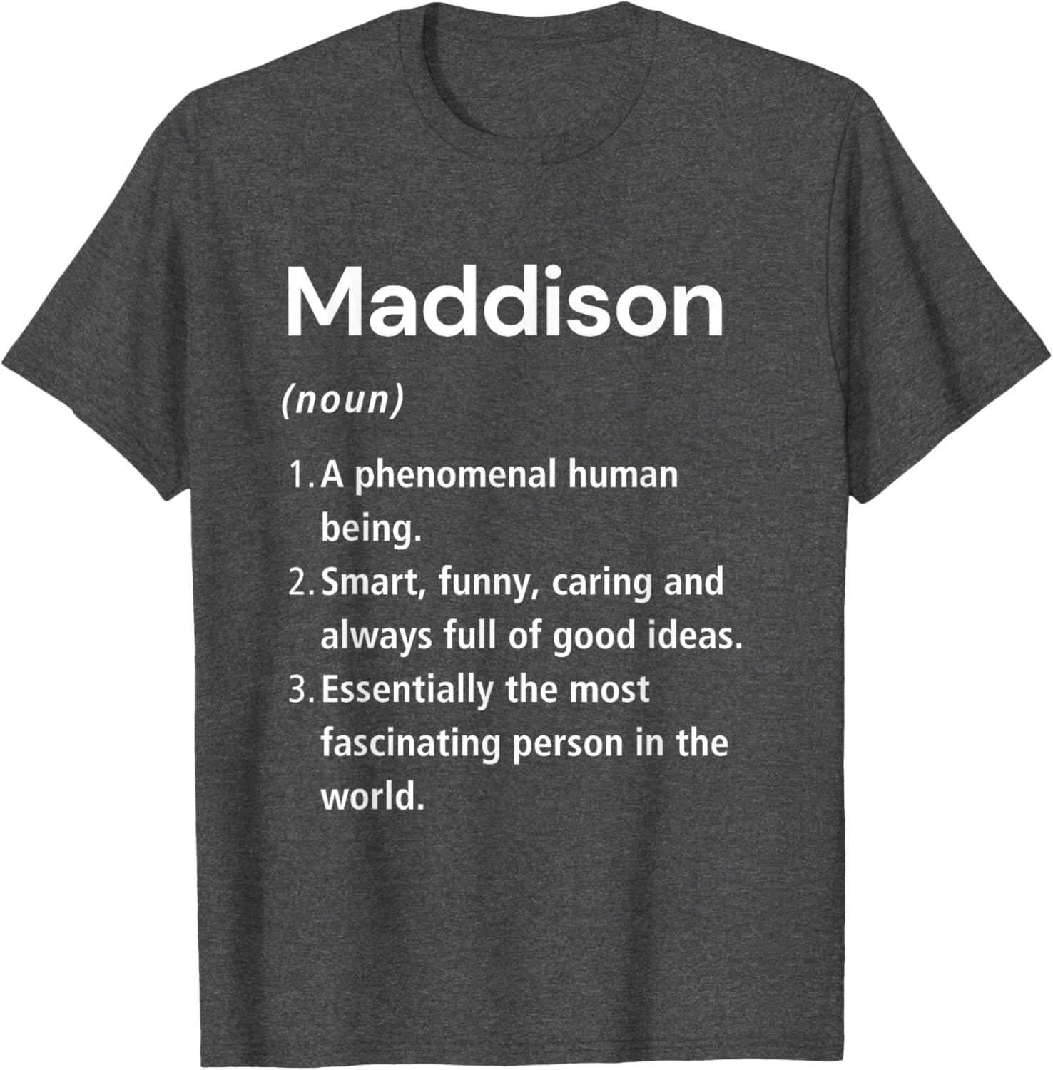 Funny Maddison Name Definition T-Shirt for Unique Style Lovers - 12