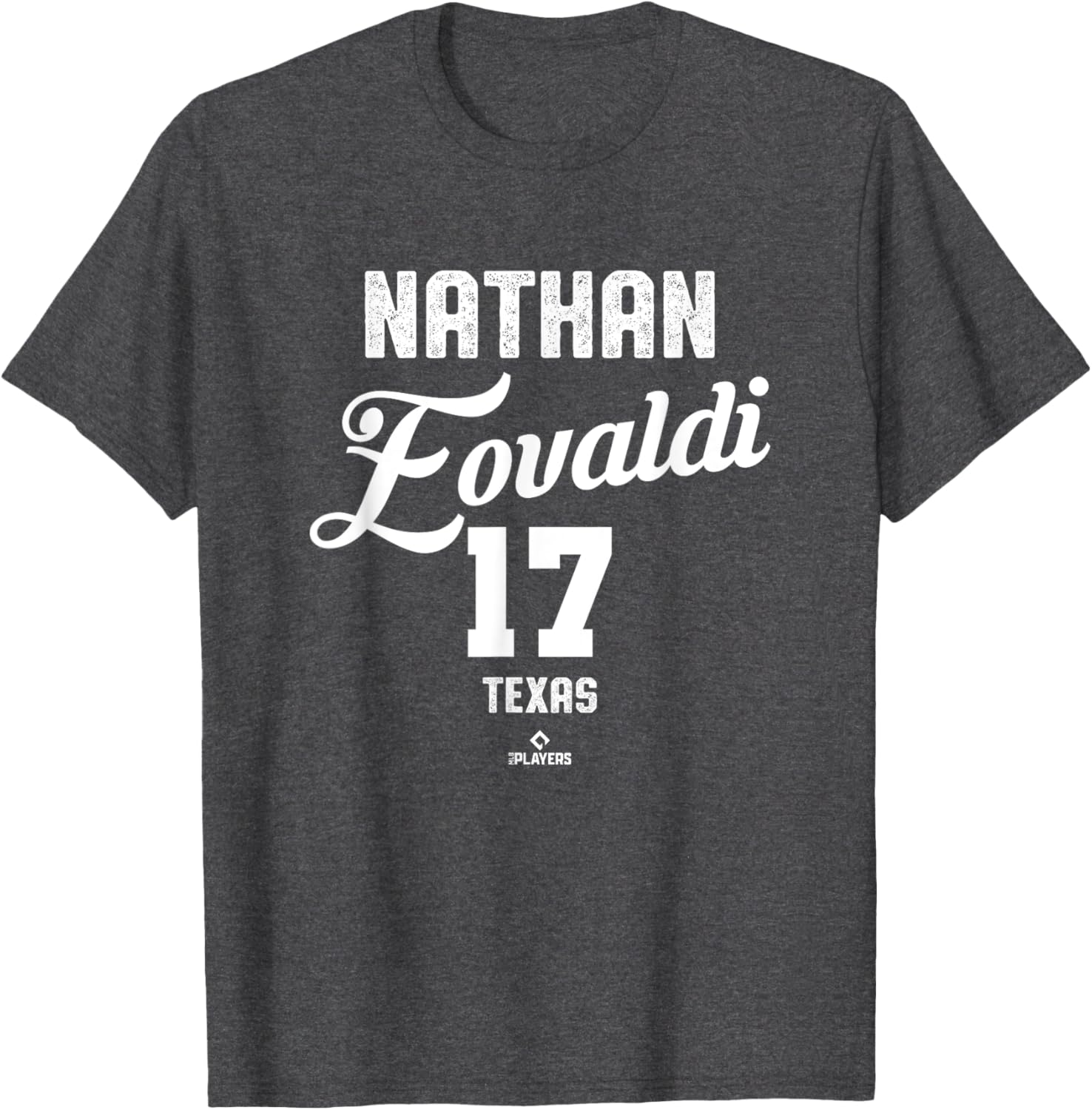 Nathan Eovaldi Texas Rangers Vintage MLBPA T-Shirt for Baseball Fans - 1