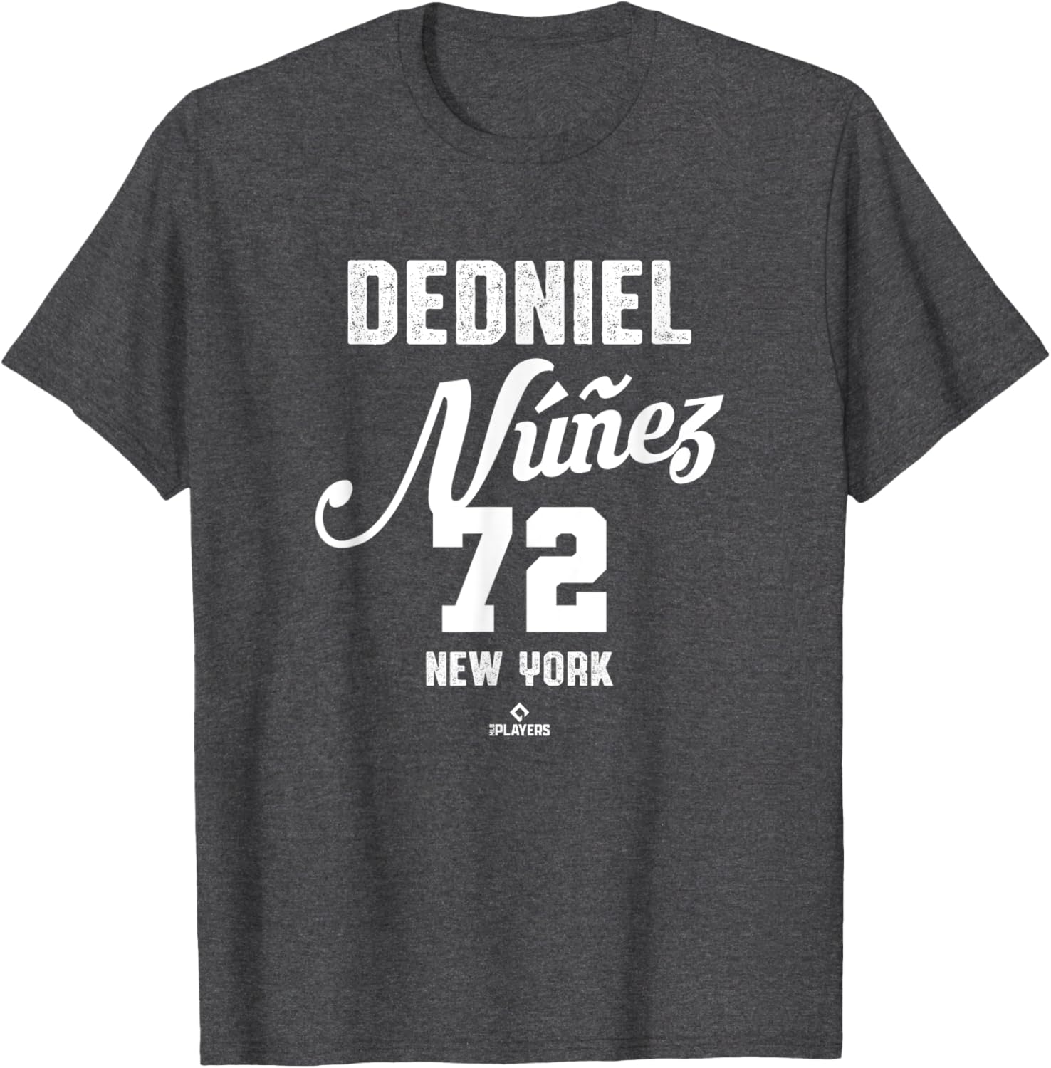 Dedniel Nunez 72 Vintage MLBPA New York Baseball T-Shirt for Fans - 2