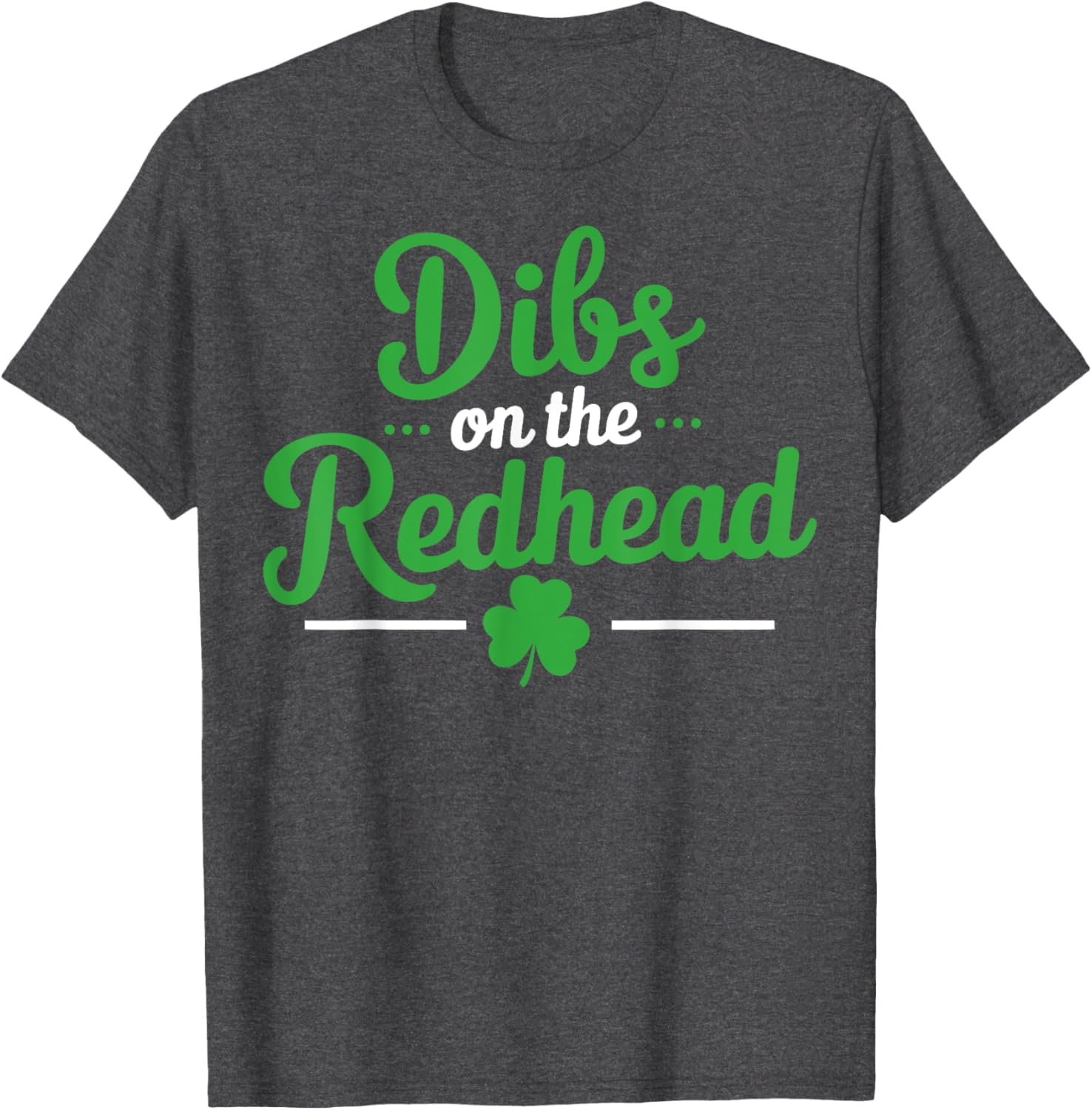 Dibs on the Redhead Funny Irish Shamrock T-Shirt for St. Patrick's Day - 3
