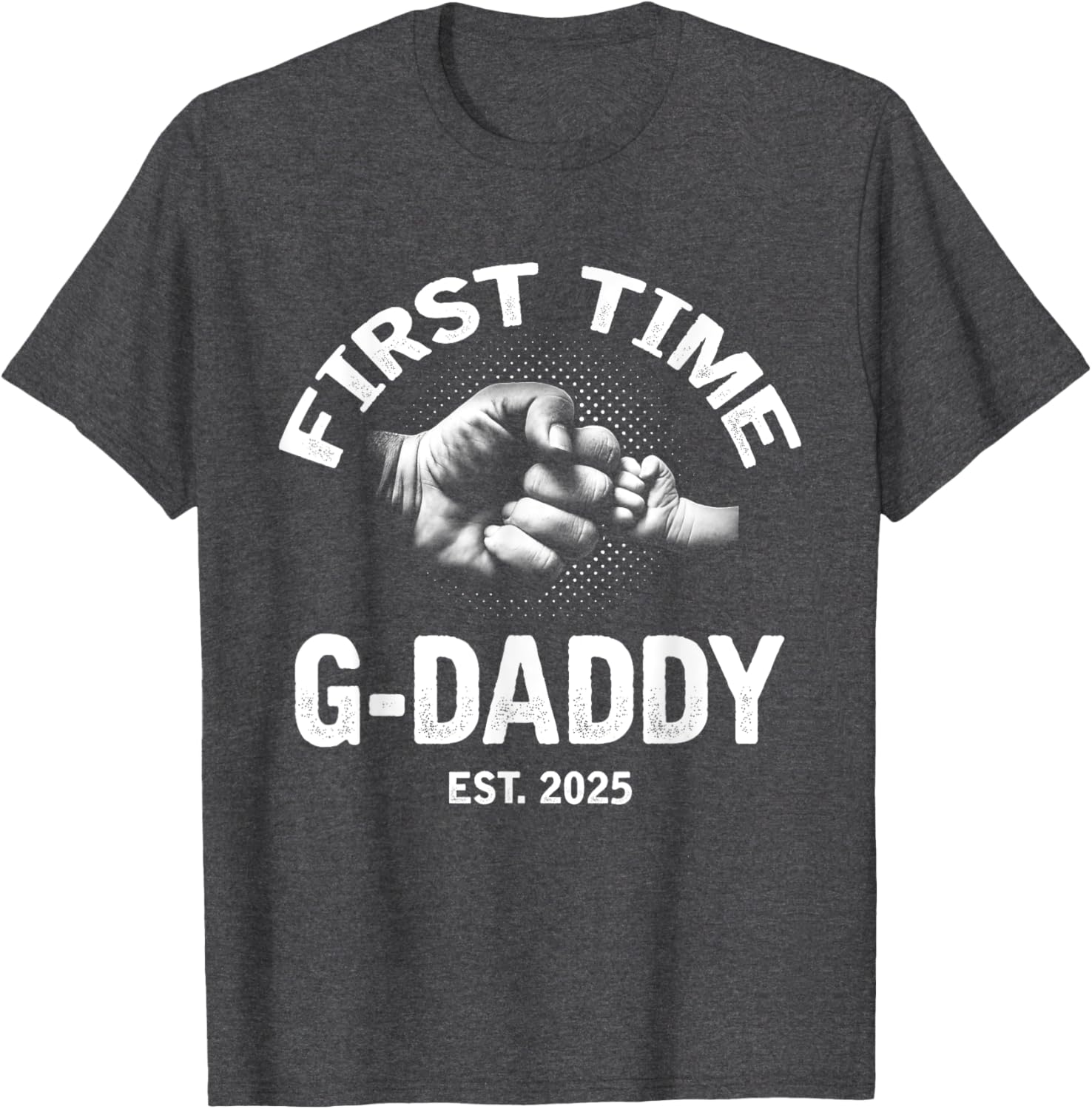 First Time G-Daddy 2025 Father's Day Vintage T-Shirt for Proud Dads - 28