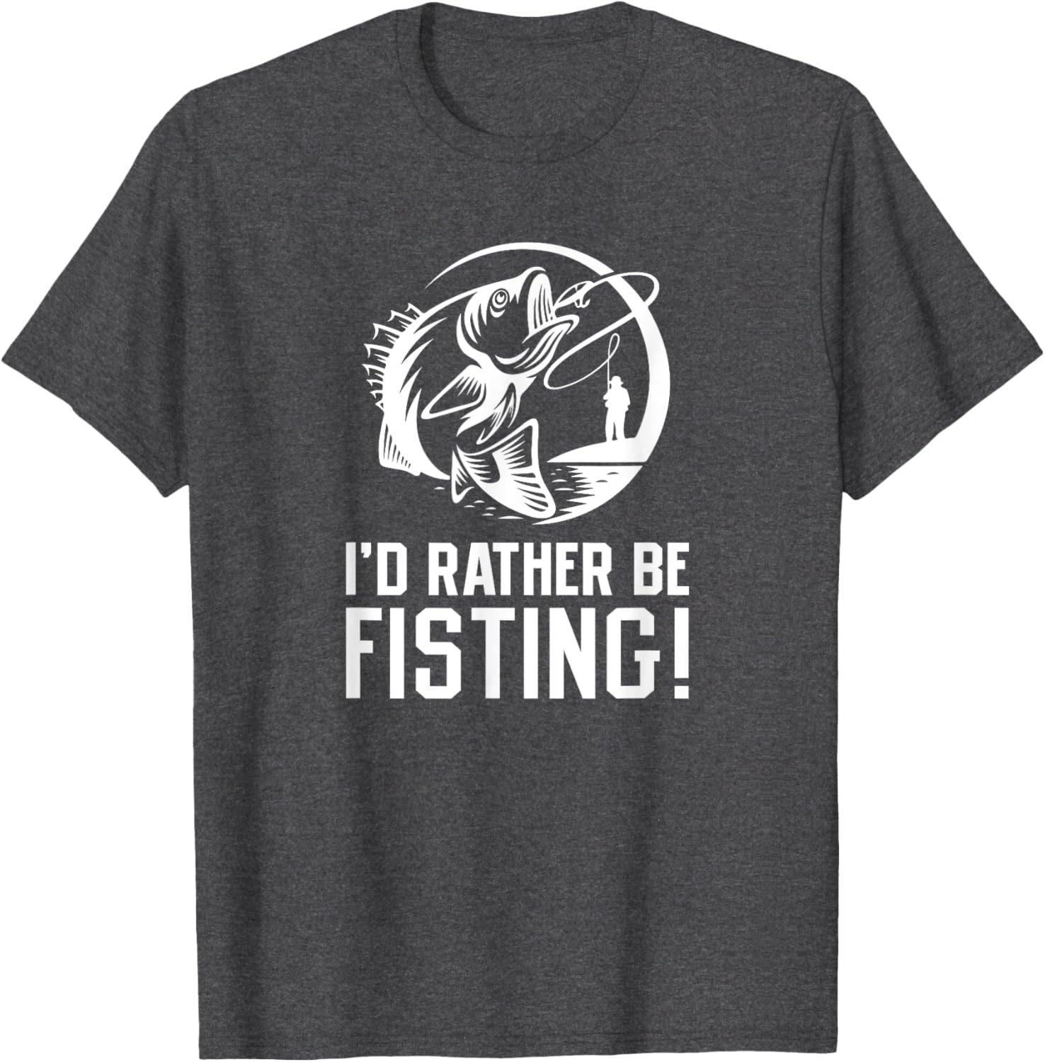 I'd Rather Be Fisting Funny Graphic T-Shirt for Casual Wear - 15