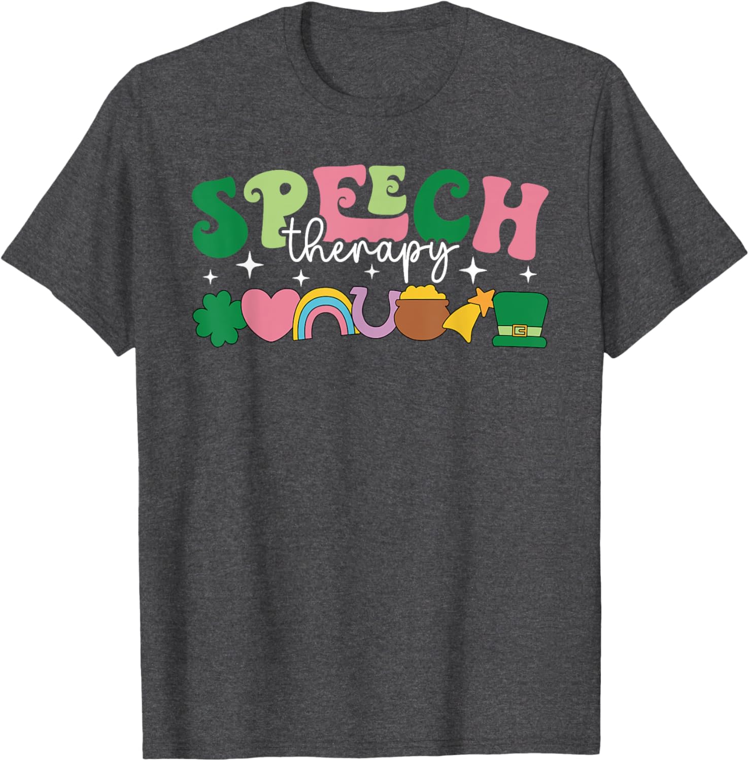 Lucky Charm St Patrick's Day Speech Therapy T-Shirt for SLPs - 8
