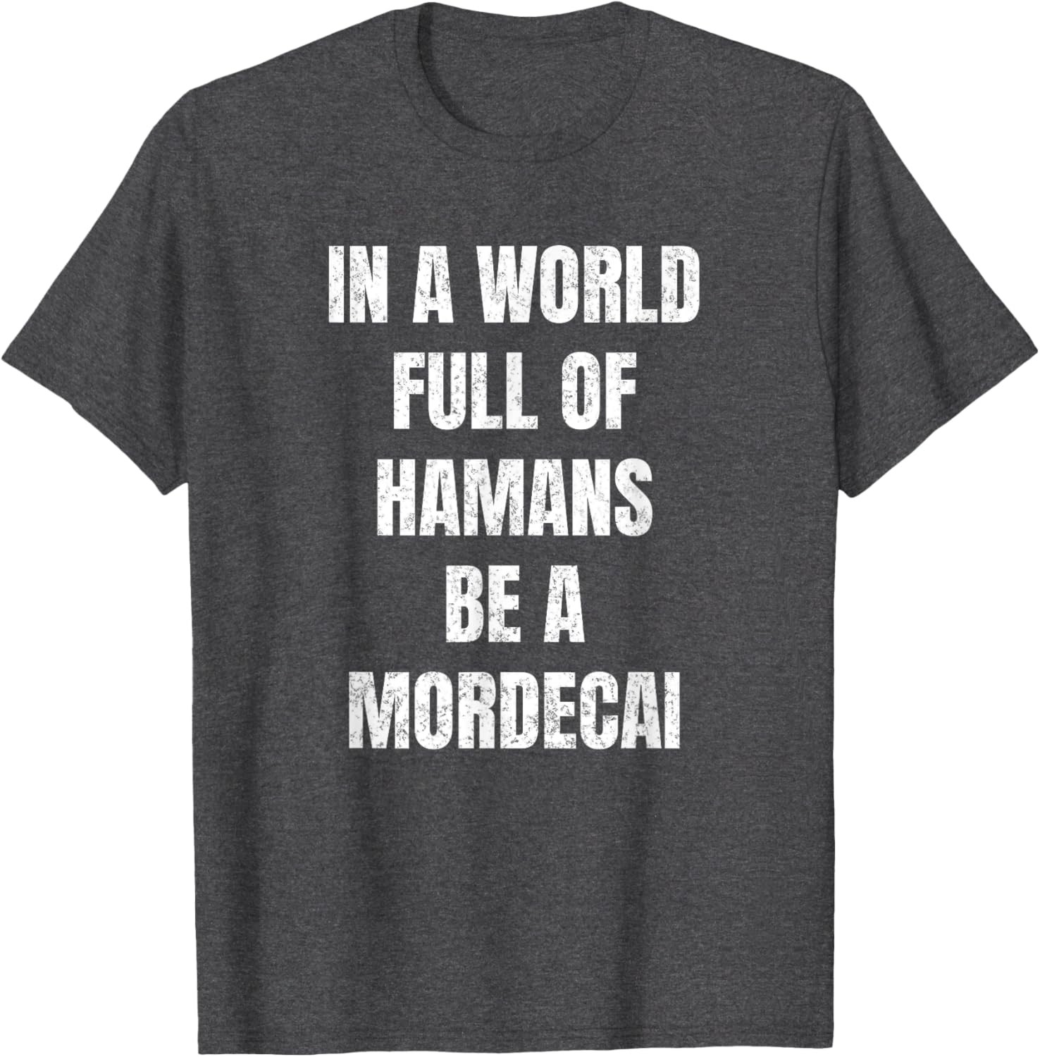 Funny Purim Haman Mordecai Costume T-Shirt for Jewish Celebration Fun - 15