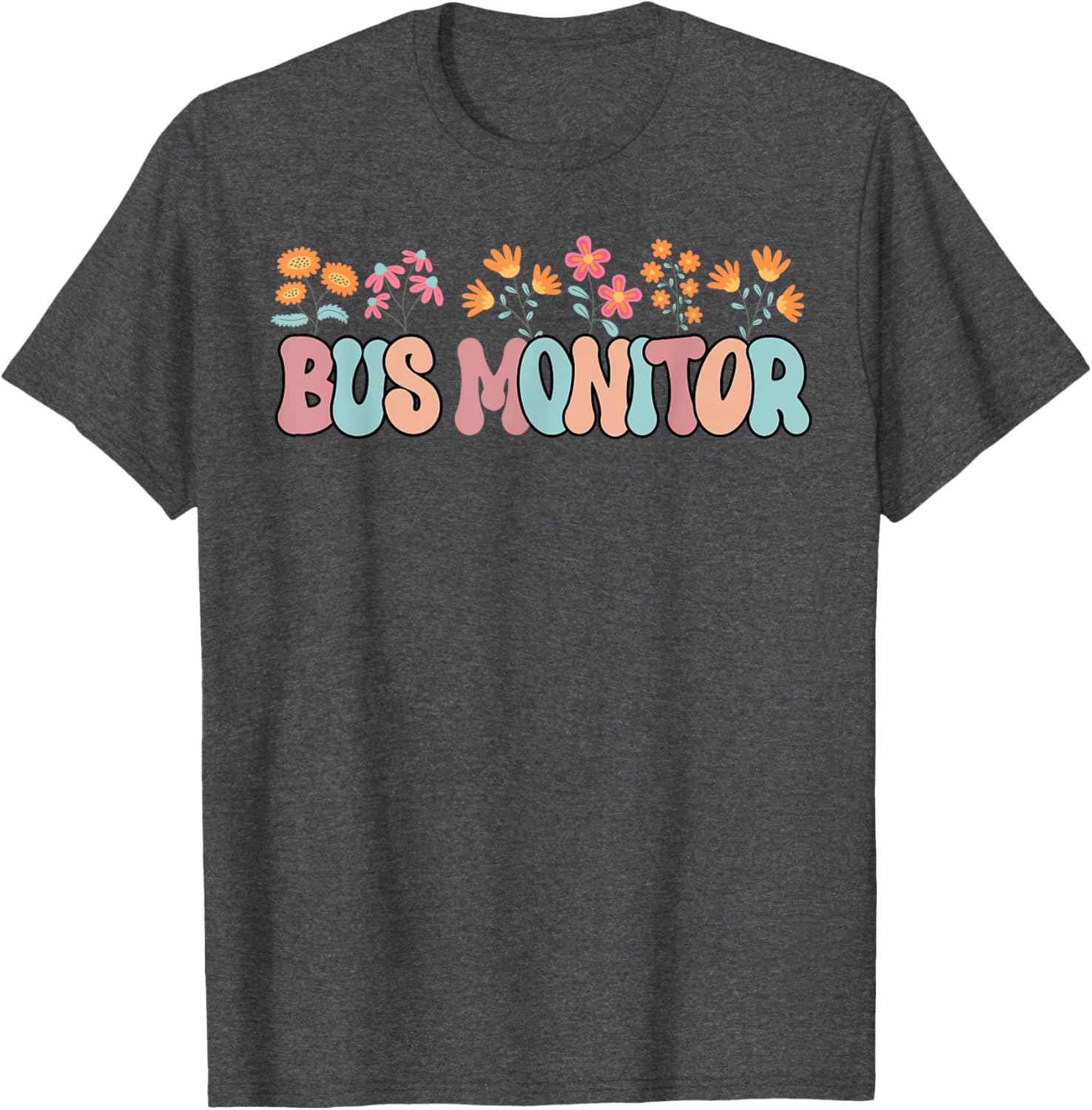 Stylish School Bus Monitor T-Shirt for Women - Fun Bus Aid Apparel - 7
