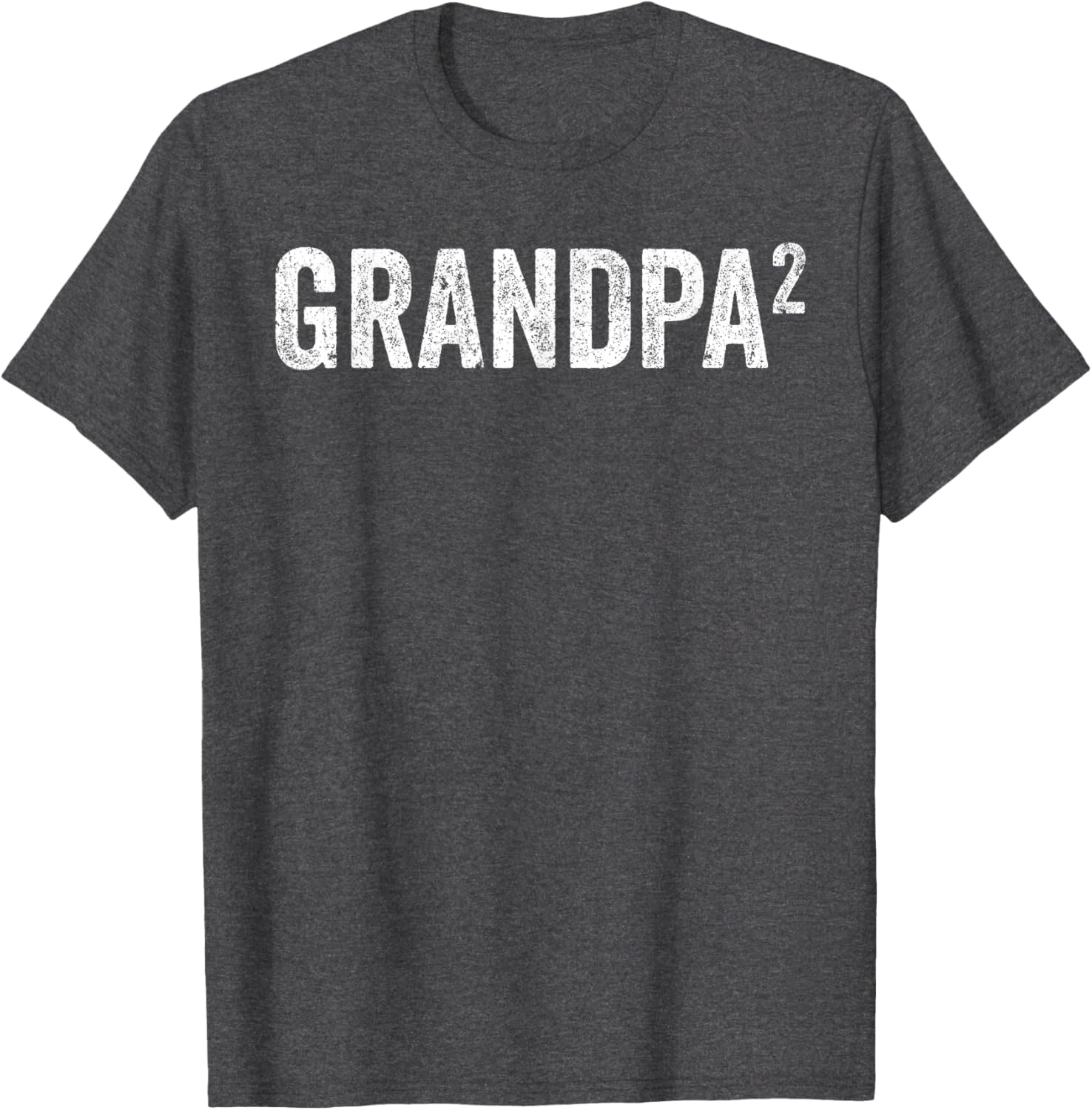 Cute Grandpa of Two Grandkids T-Shirt for Father's Day Gift - 12