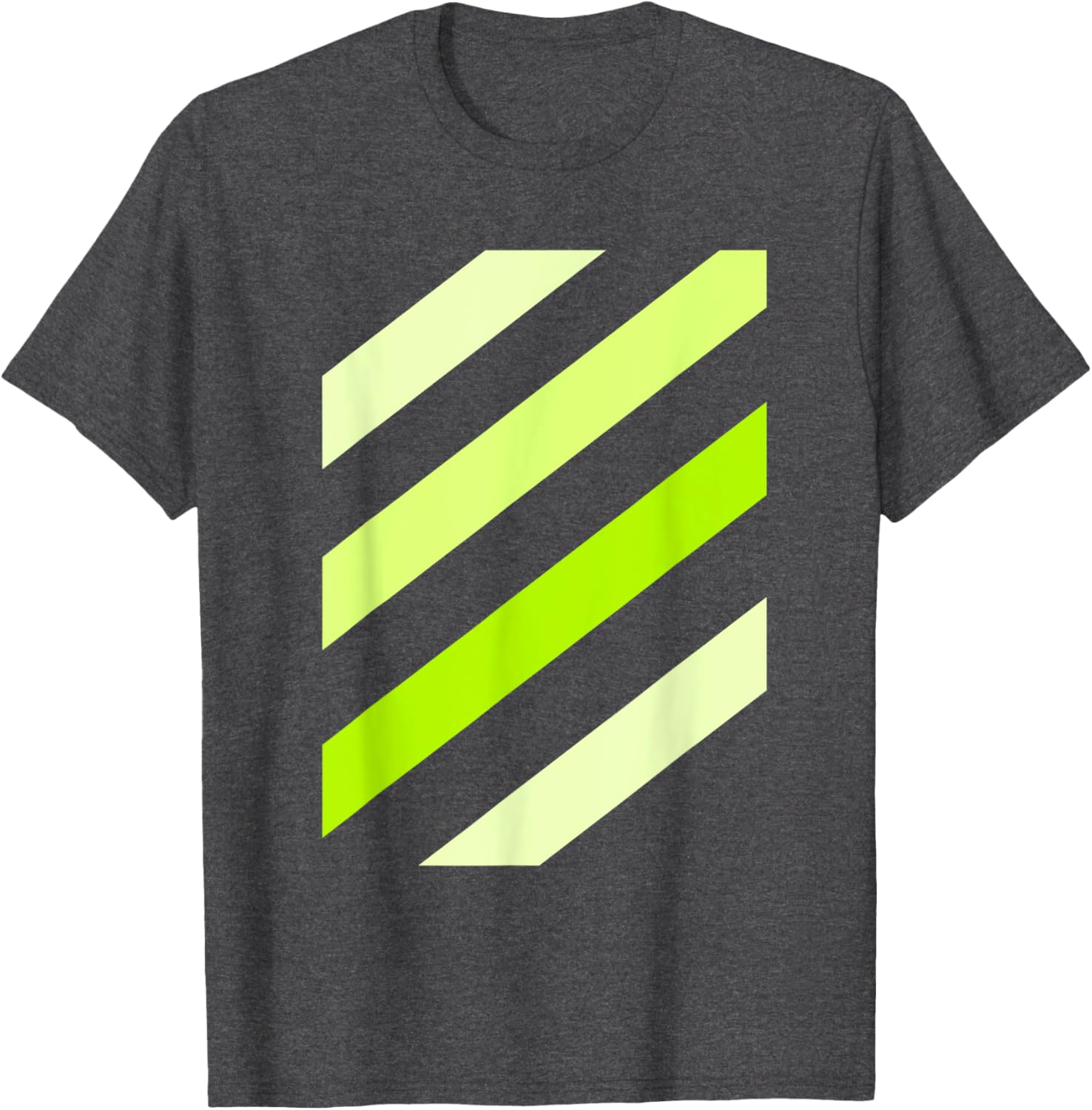 Stylish Green Stripe Graphic T-Shirt for Trendy Casual Wear - 22