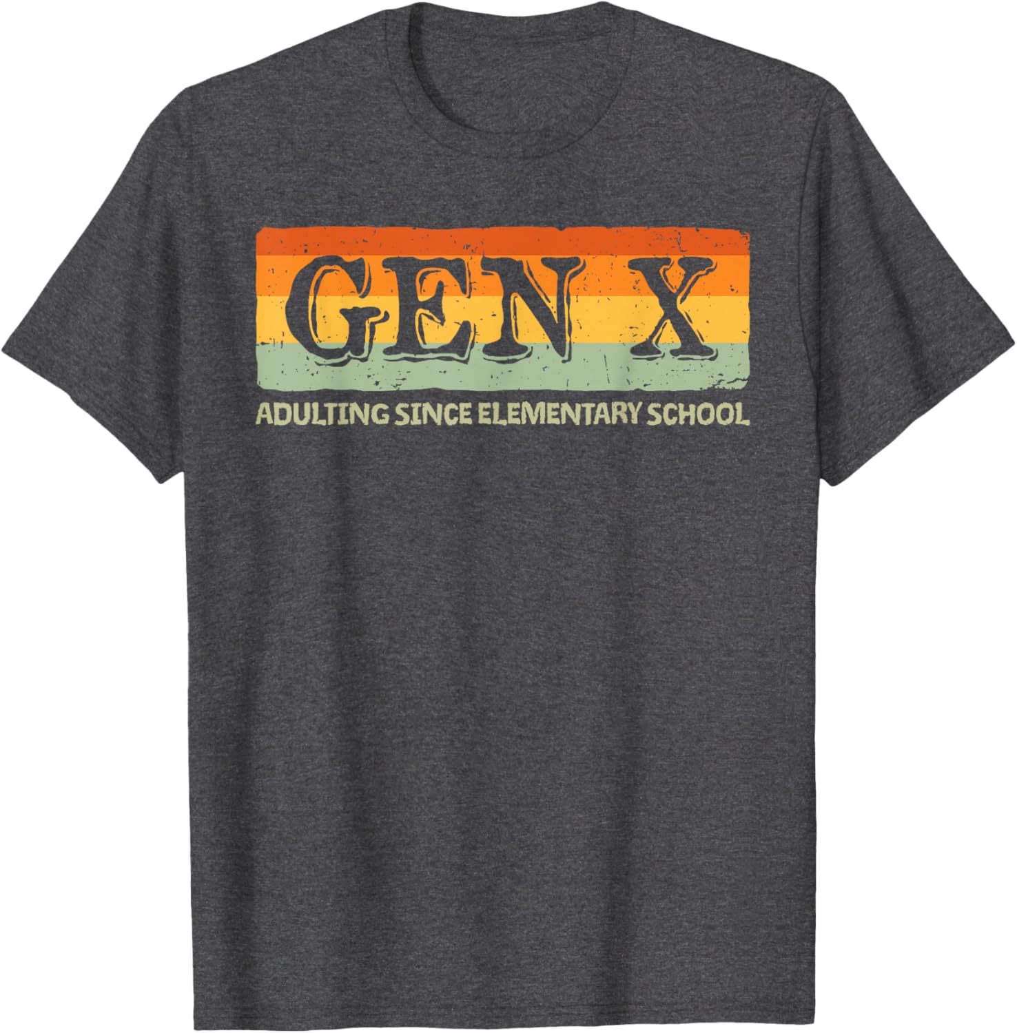 Gen X Adulting Since Elementary School T-Shirt for Nostalgic Style - 2