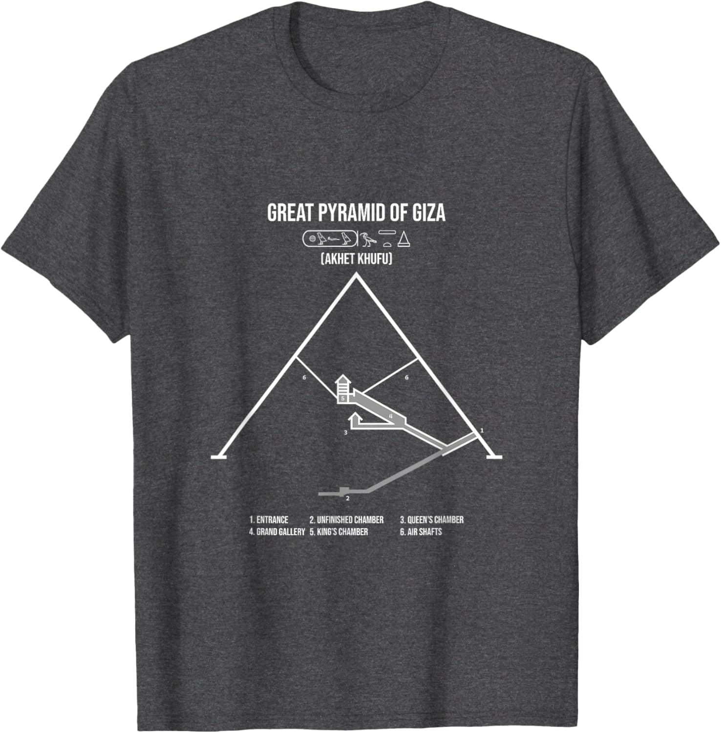 Great Pyramid of Giza T-Shirt for Travel Lovers and History Buffs - 14