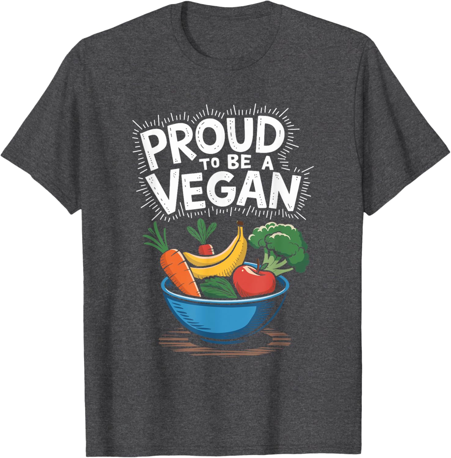 Proud To Be A Vegan T-Shirt for Plant Based Food Lovers and Vegetarians - 3