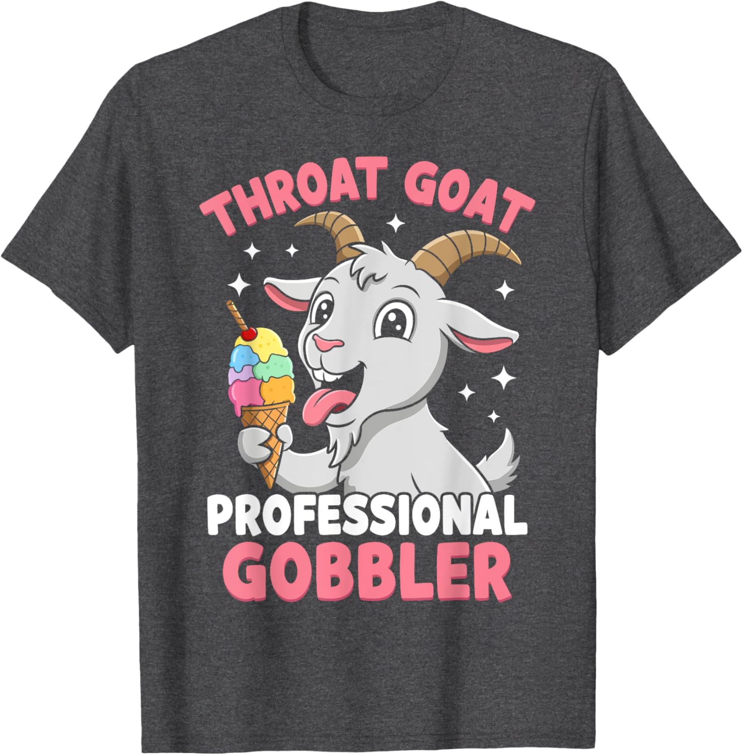 Funny Throat Goat Gobbler Humor T-Shirt for Quirky Style Enthusiasts - 9