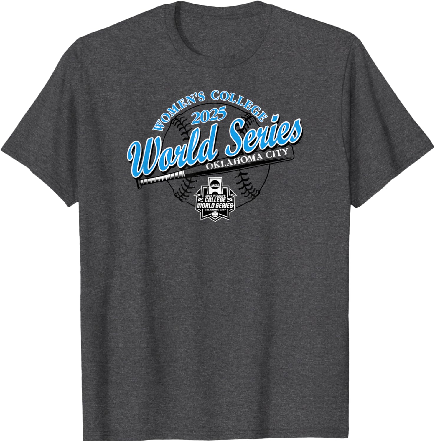 Women's NCAA 2025 College World Series Oklahoma City T-Shirt for Fans - 1