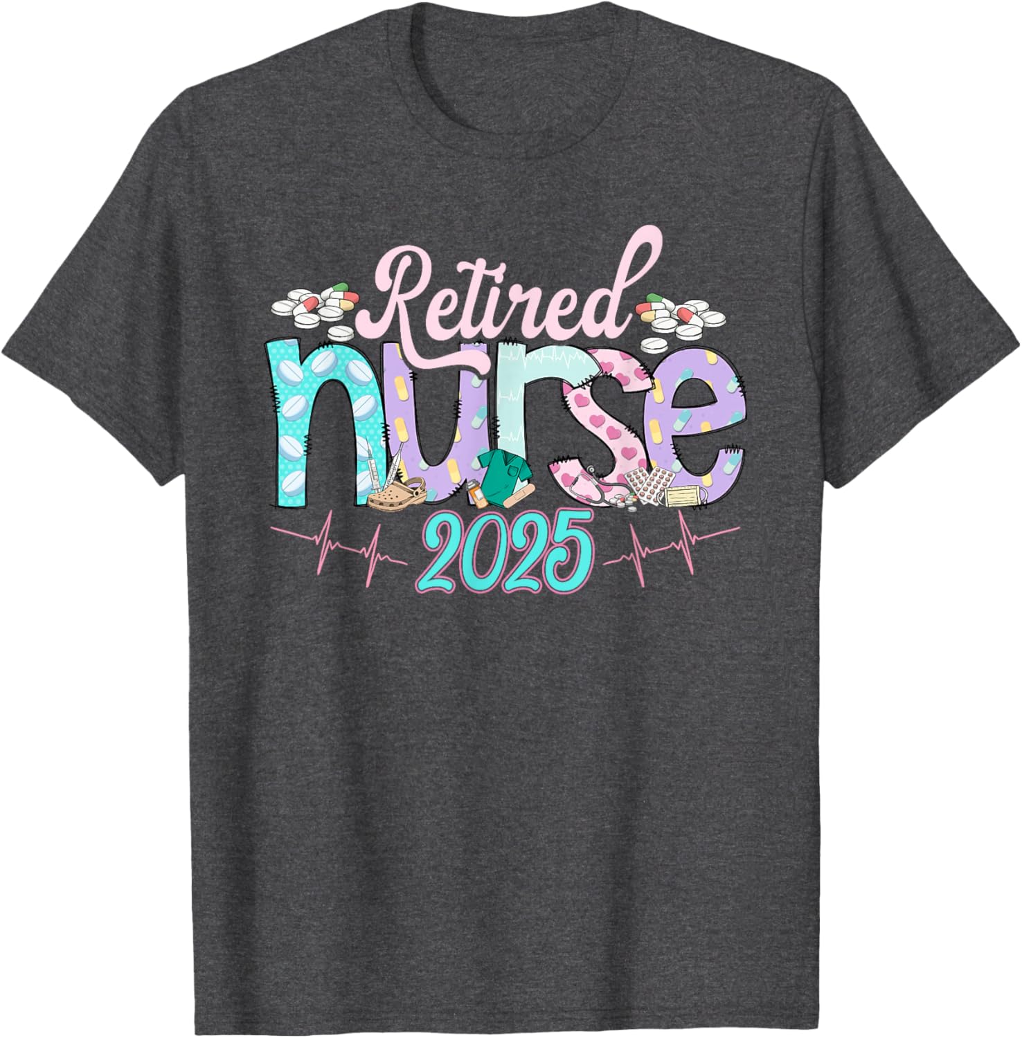 Tie Dye Retired Nurse T-Shirt 2025 Perfect Gift for Nurses - 24