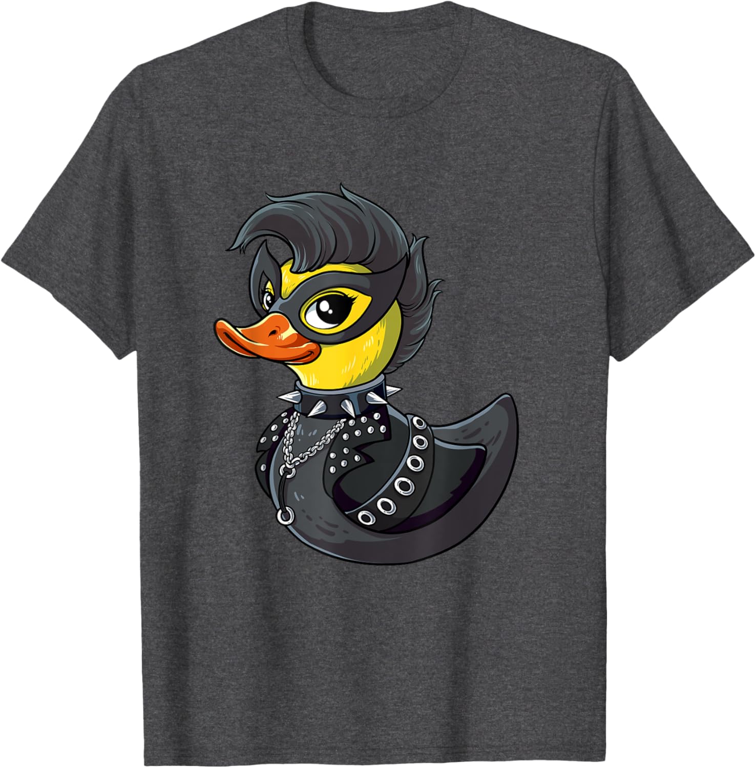 Punk Duck Rocker T-Shirt for Music Lovers - Cool Graphic Tee - 15