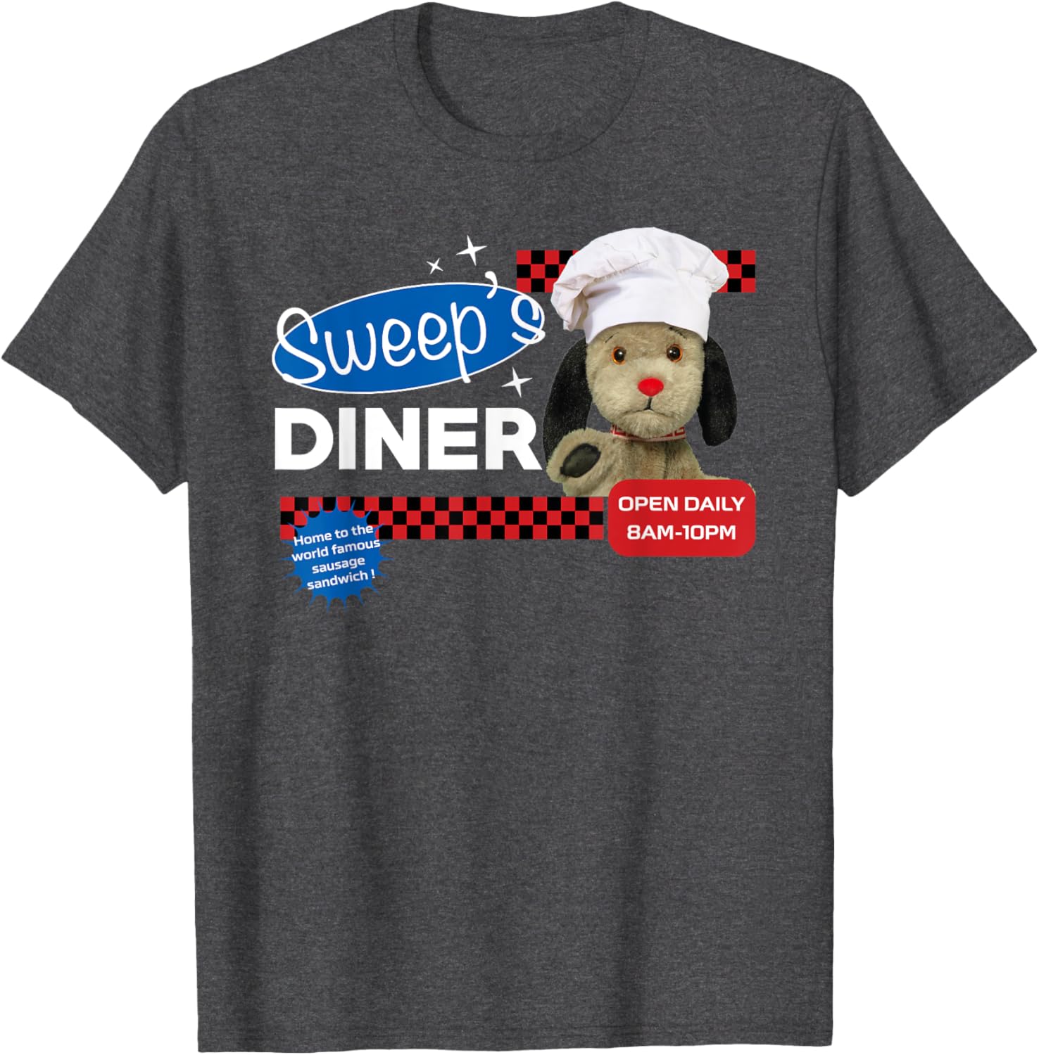 Sooty Sweeps Diner Open Daily T-Shirt for Foodies and Casual Wear - 7