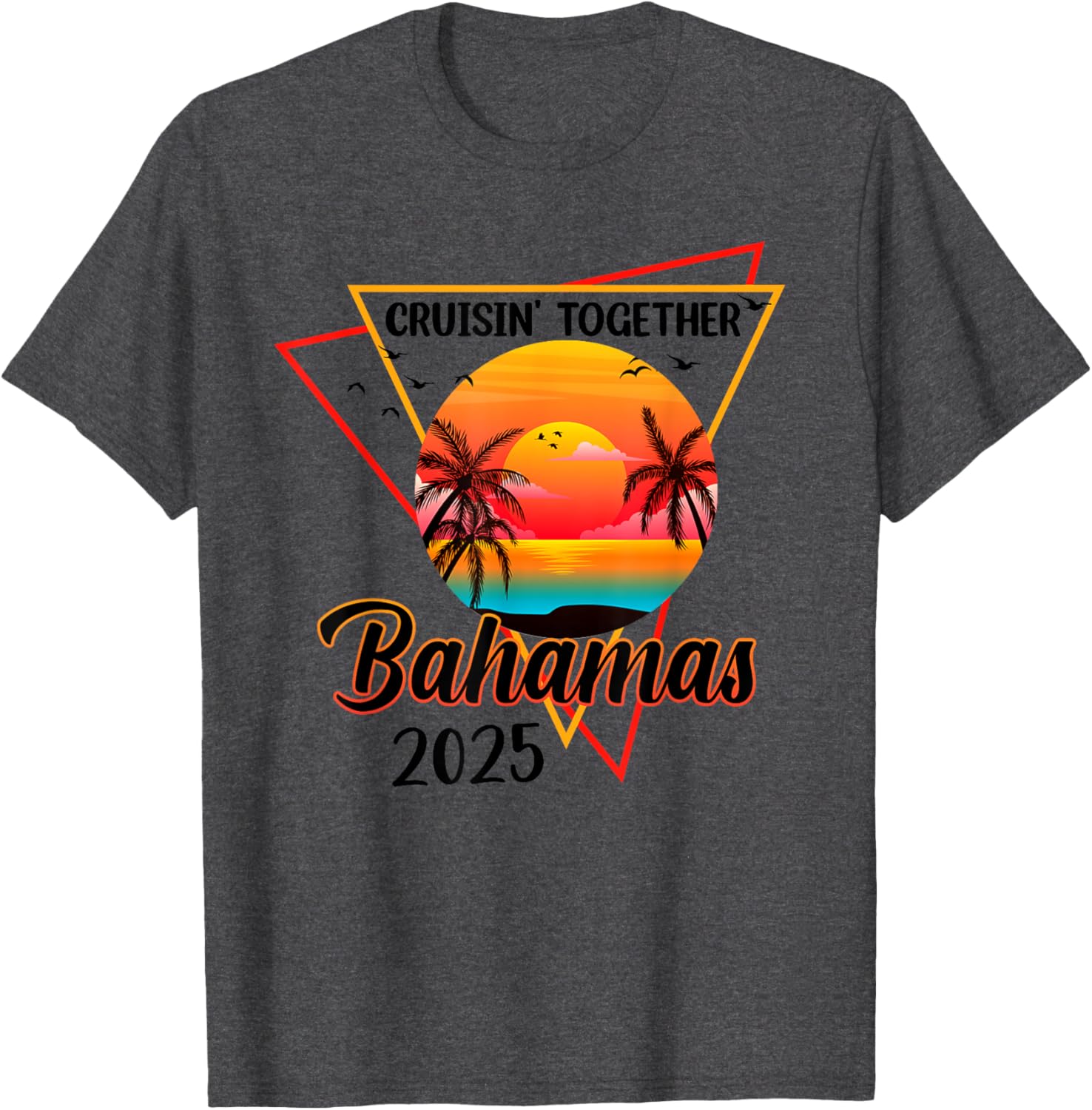 Cruisin Together Bahamas 2025 Family Vacation T-Shirt for Fun Memories - 6